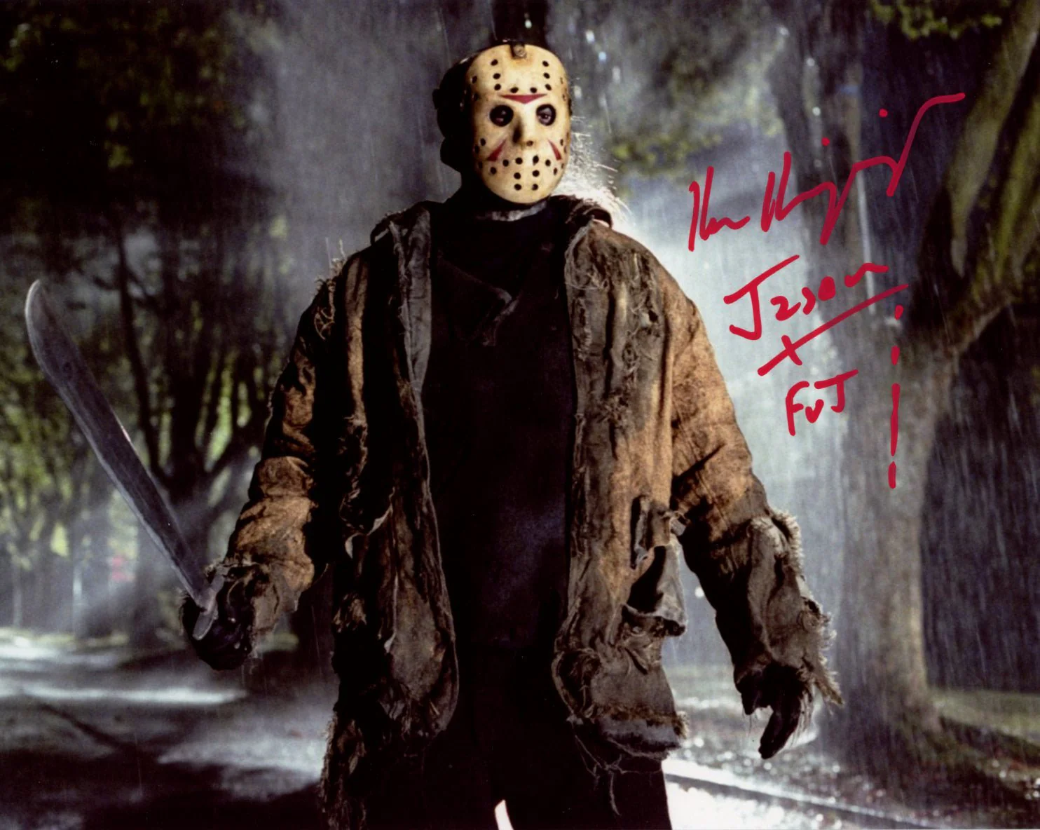 Ken Kirzinger Freddy VS Jason 8x10 Signed Photo JSA Certified Autograph - Image 2