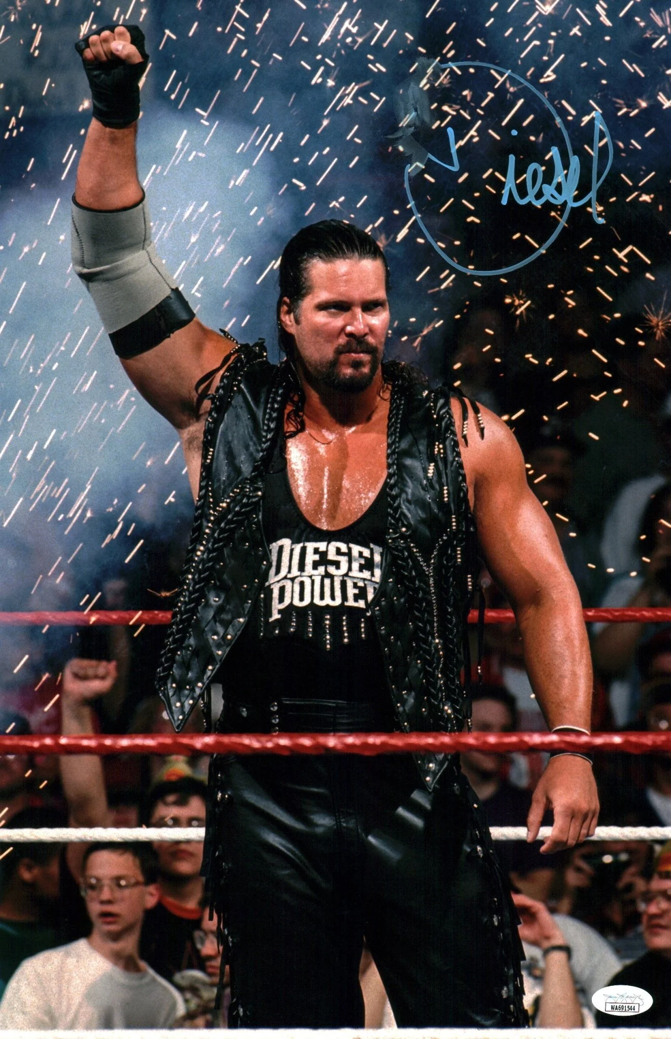 Kevin Nash WWE Wrestling 11x17 Signed Photo Poster JSA Certified Autograph - Image 3