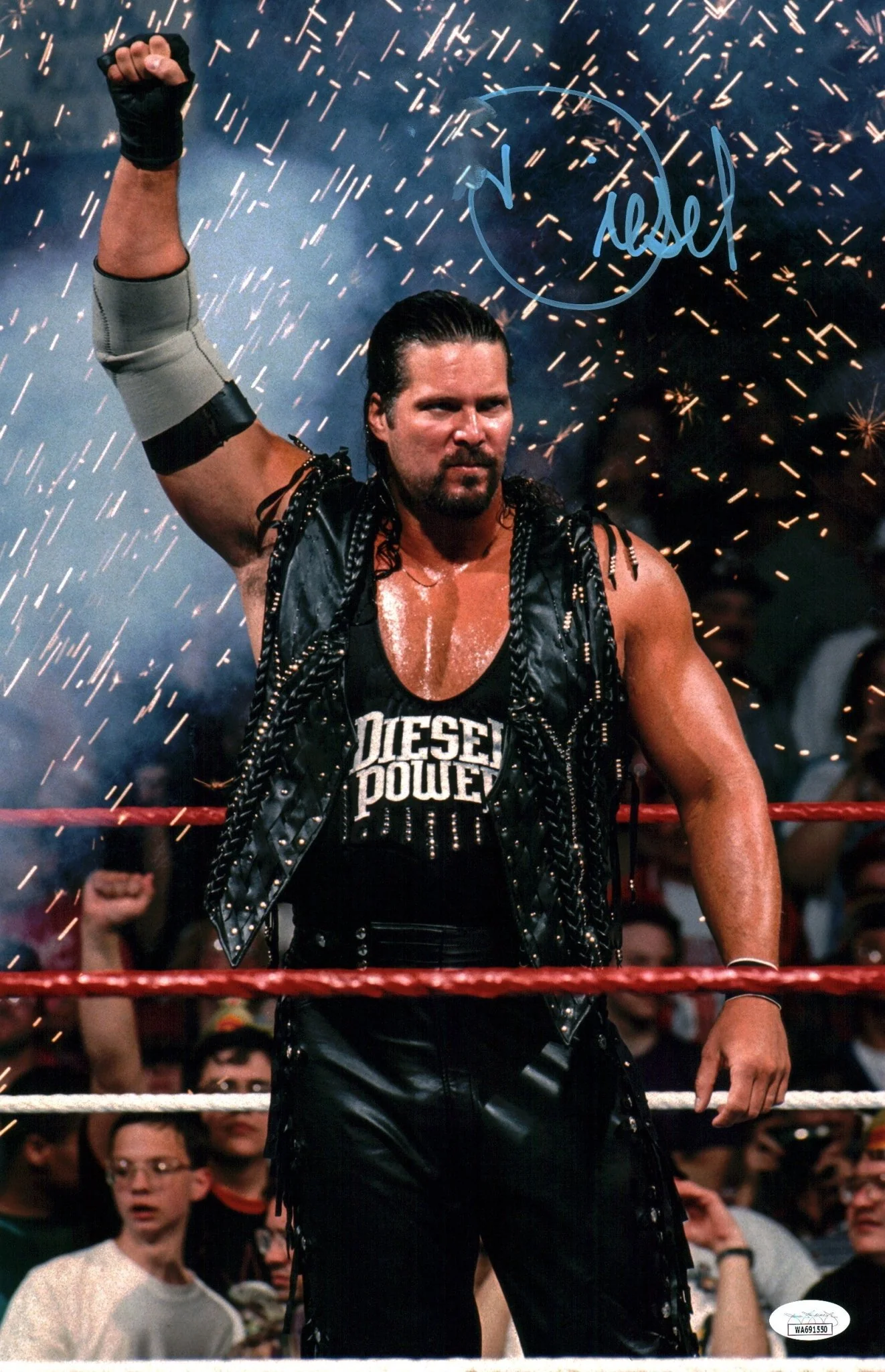 Kevin Nash WWE Wrestling 11x17 Signed Photo Poster JSA Certified Autograph - Image 5