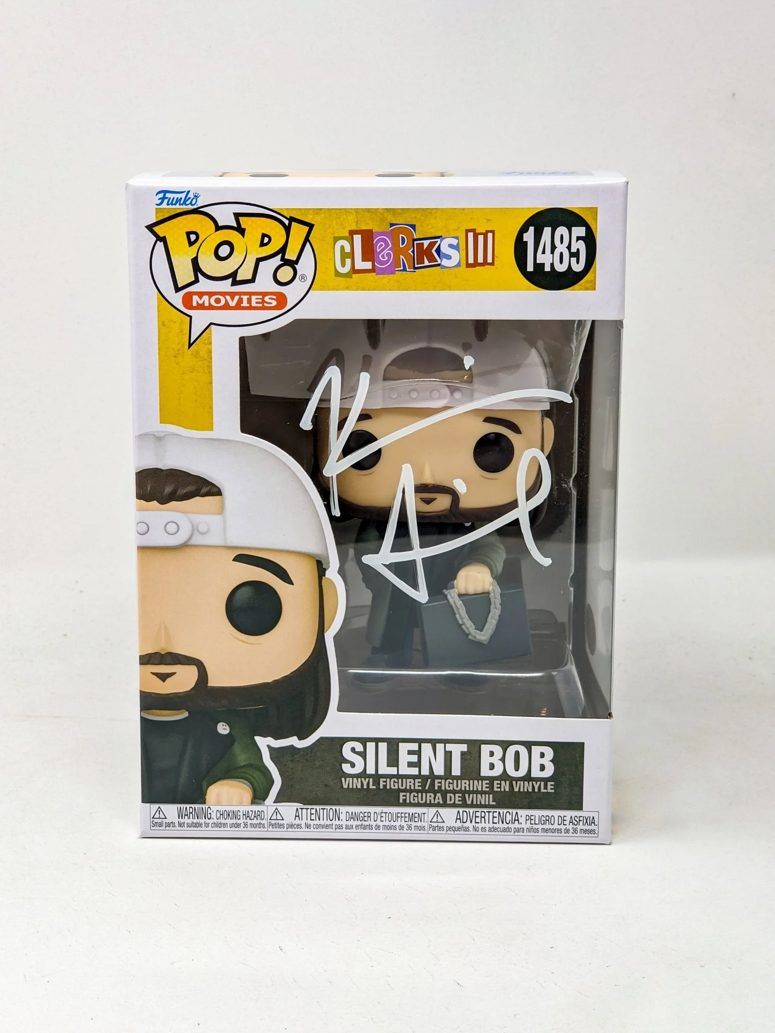 Kevin Smith Clerks III Silent Bob  #1485 Signed Funko Pop JSA Certified Autograph - Image 2