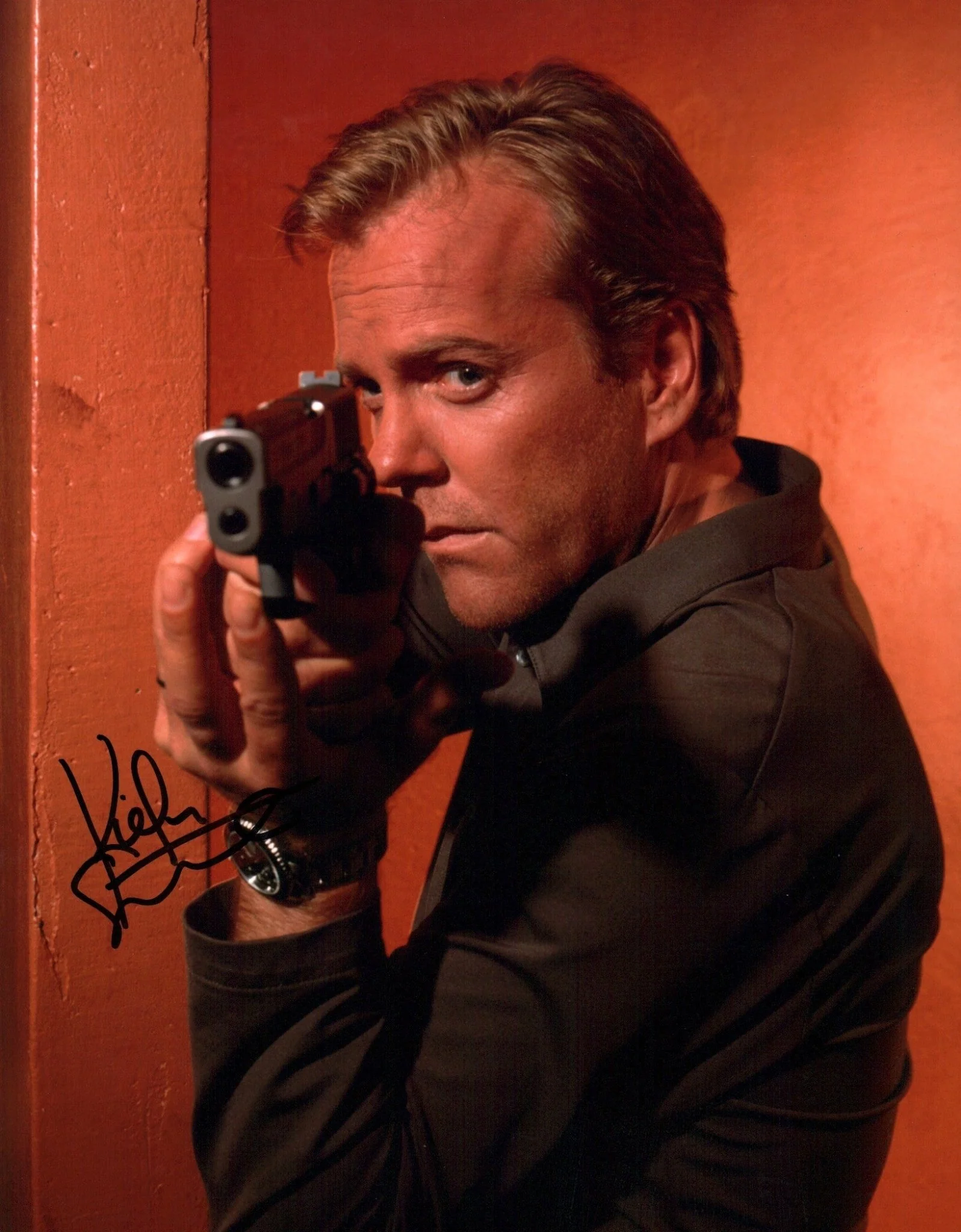 Kiefer Sutherland Jack Bauer 24 11x17 Signed Photo JSA Certified Autograph - Image 2