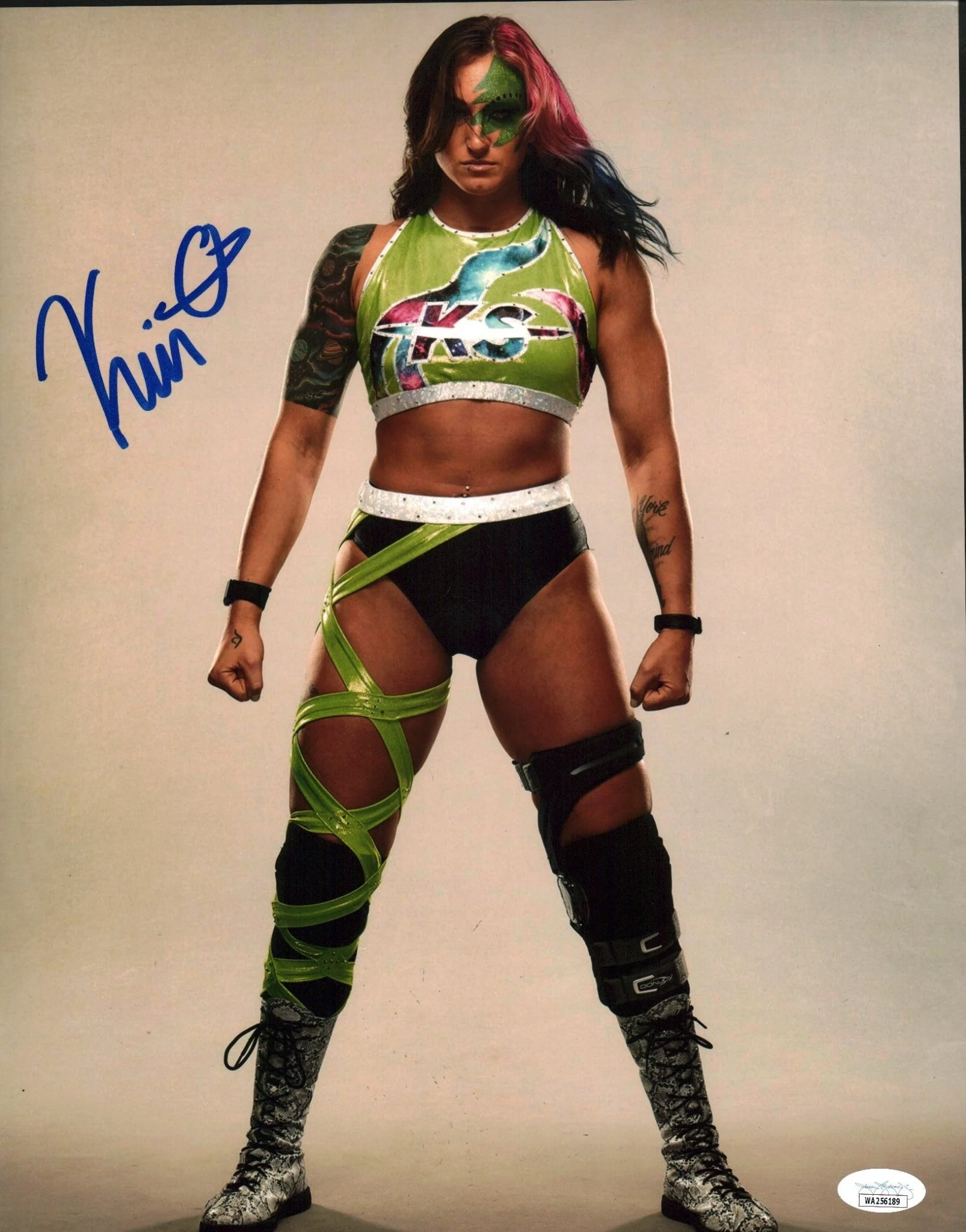 Kris Statlander AEW Wrestling 11x14 Signed Photo Poster JSA Certified Autograph - Image 2