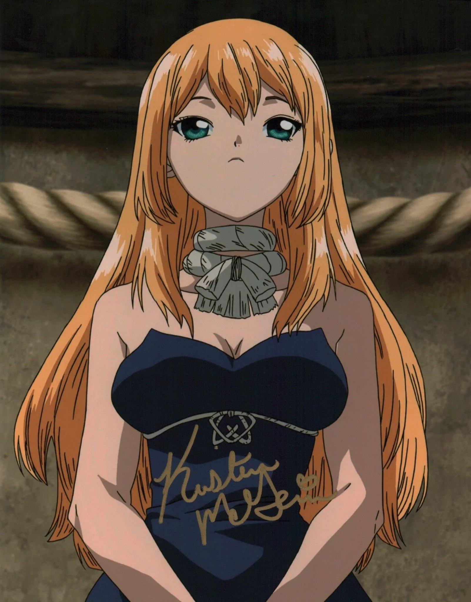 Kristen McGuire Dr. Stone 11x14 Photo Poster JSA Certified Autograph - Image 2