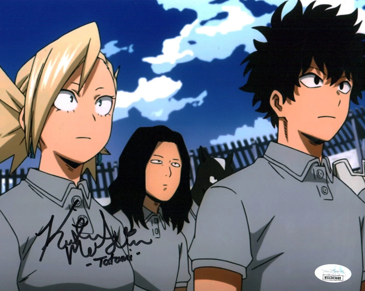 Kristen McGuire My Hero Academia 8x10 Photo JSA Certified Autograph