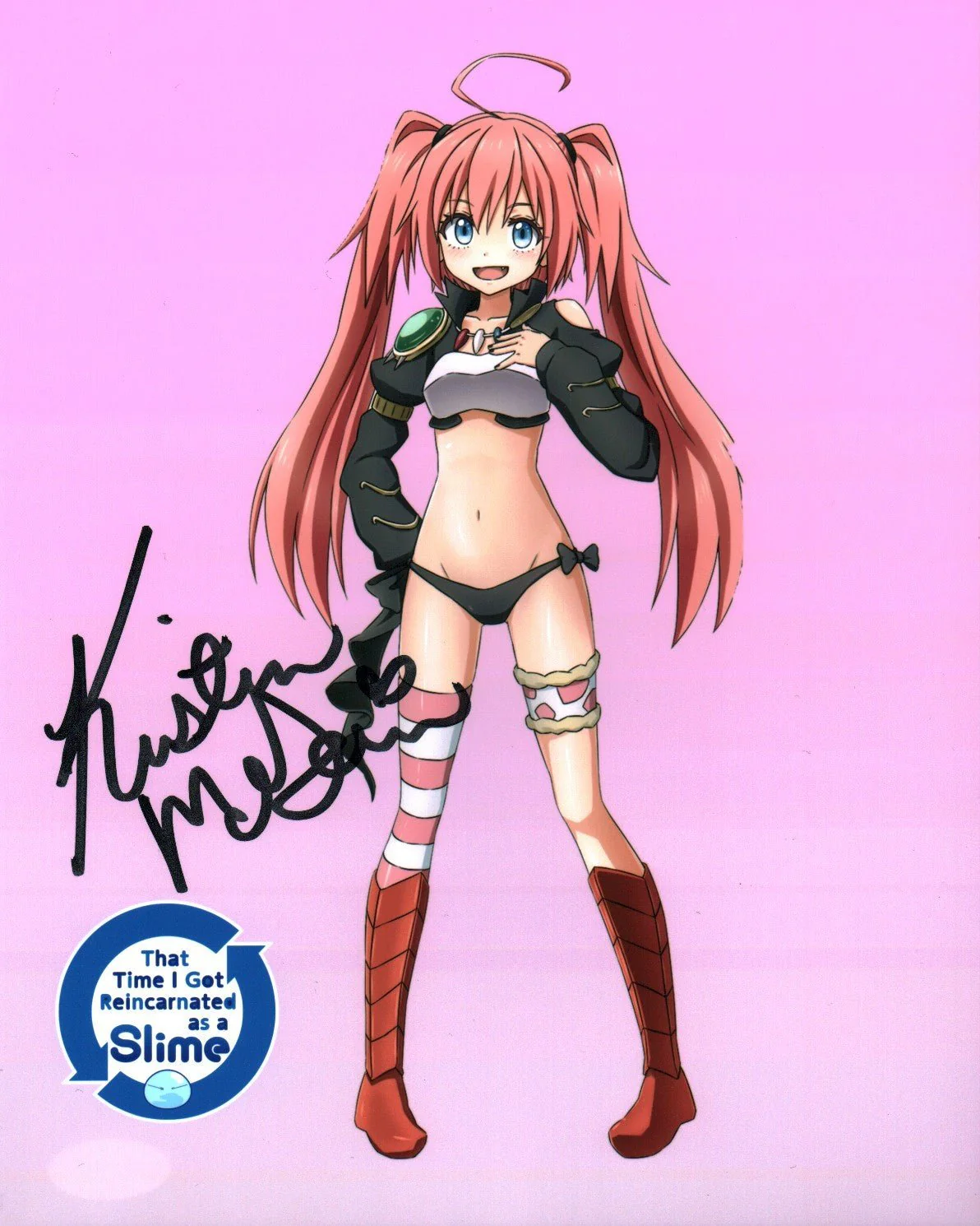 Kristen McGuire That Time I Got Reincarnated as a Slime 8x10 Photo JSA Certified Autograph - Image 3