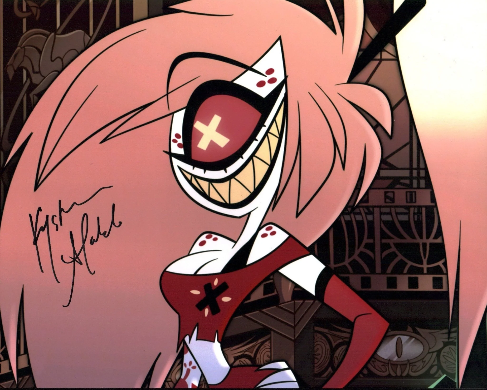 Krystina Alabado Hazbin Hotel 11x14 Signed Photo Poster JSA Certified Autograph - Image 2