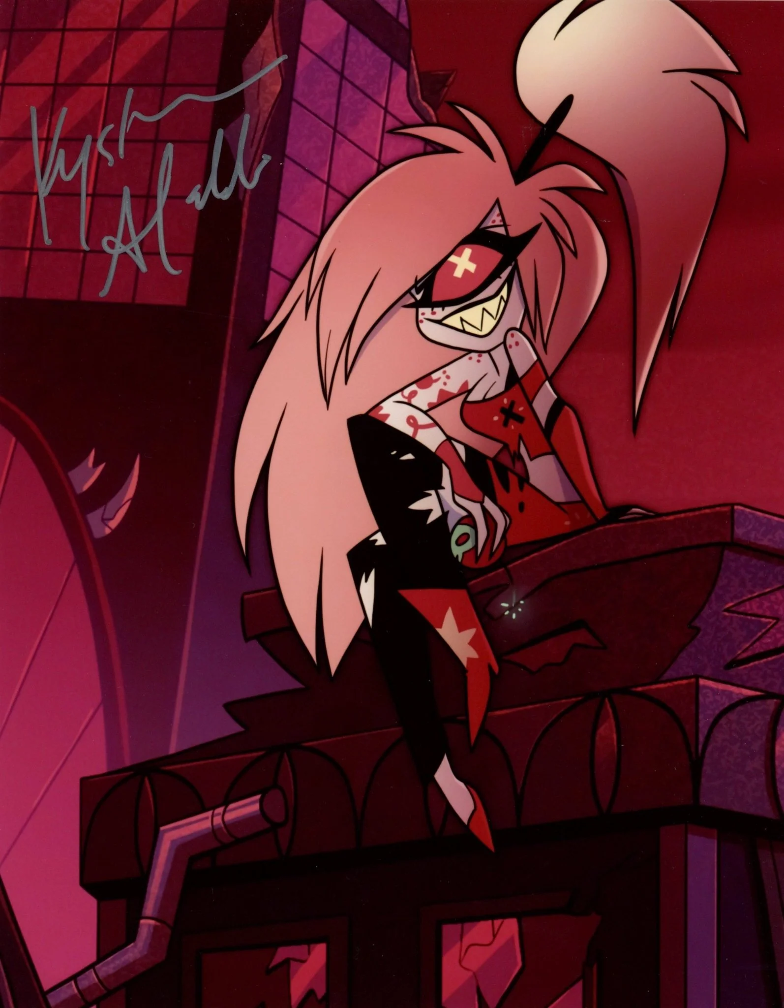 Krystina Alabado Hazbin Hotel 8x10 Signed Photo JSA Certified Autograph - Image 3