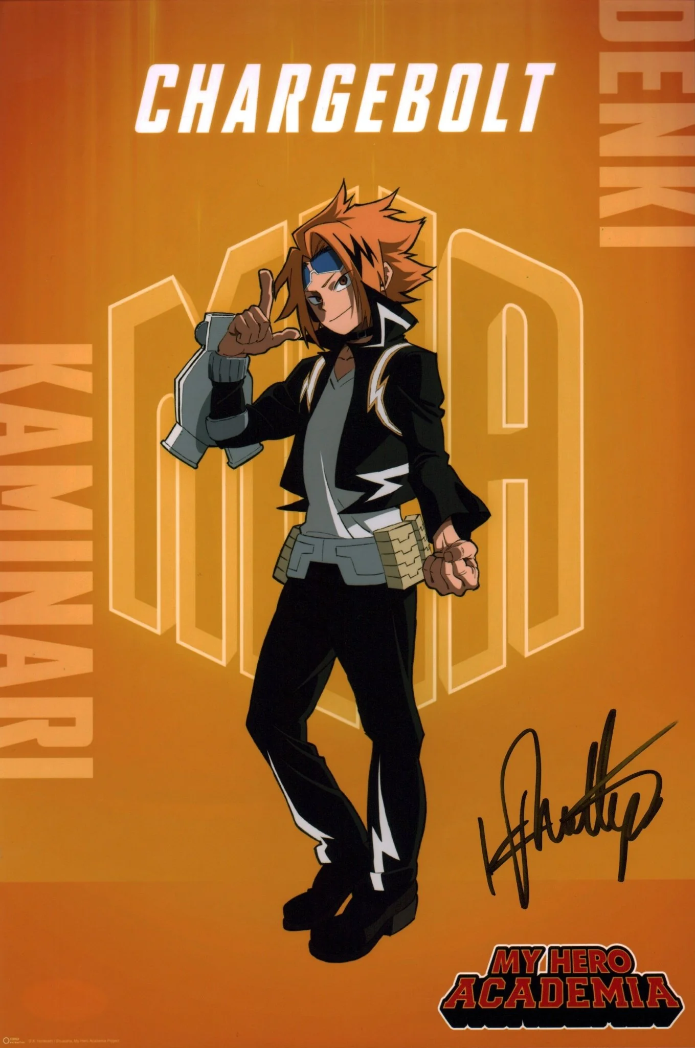 Kyle Phillips My Hero Academia 8x12 Photo Signed JSA Certified Autograph - Image 2