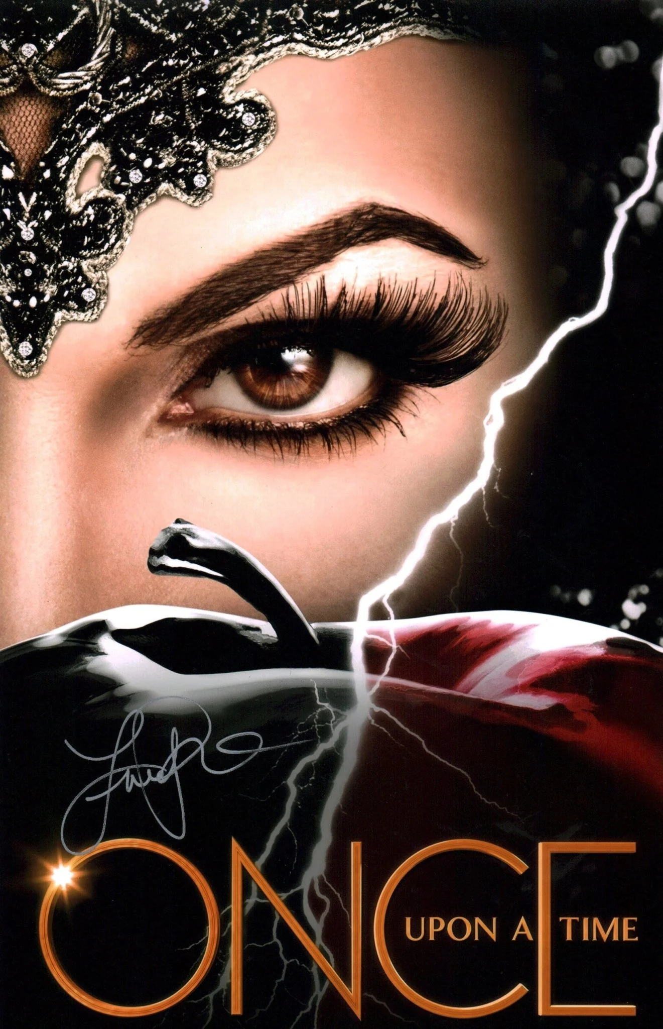 Lana Parrilla Once Upon A Time OUAT 11x17 Photo Poster Signed JSA Certified Autograph - Image 2