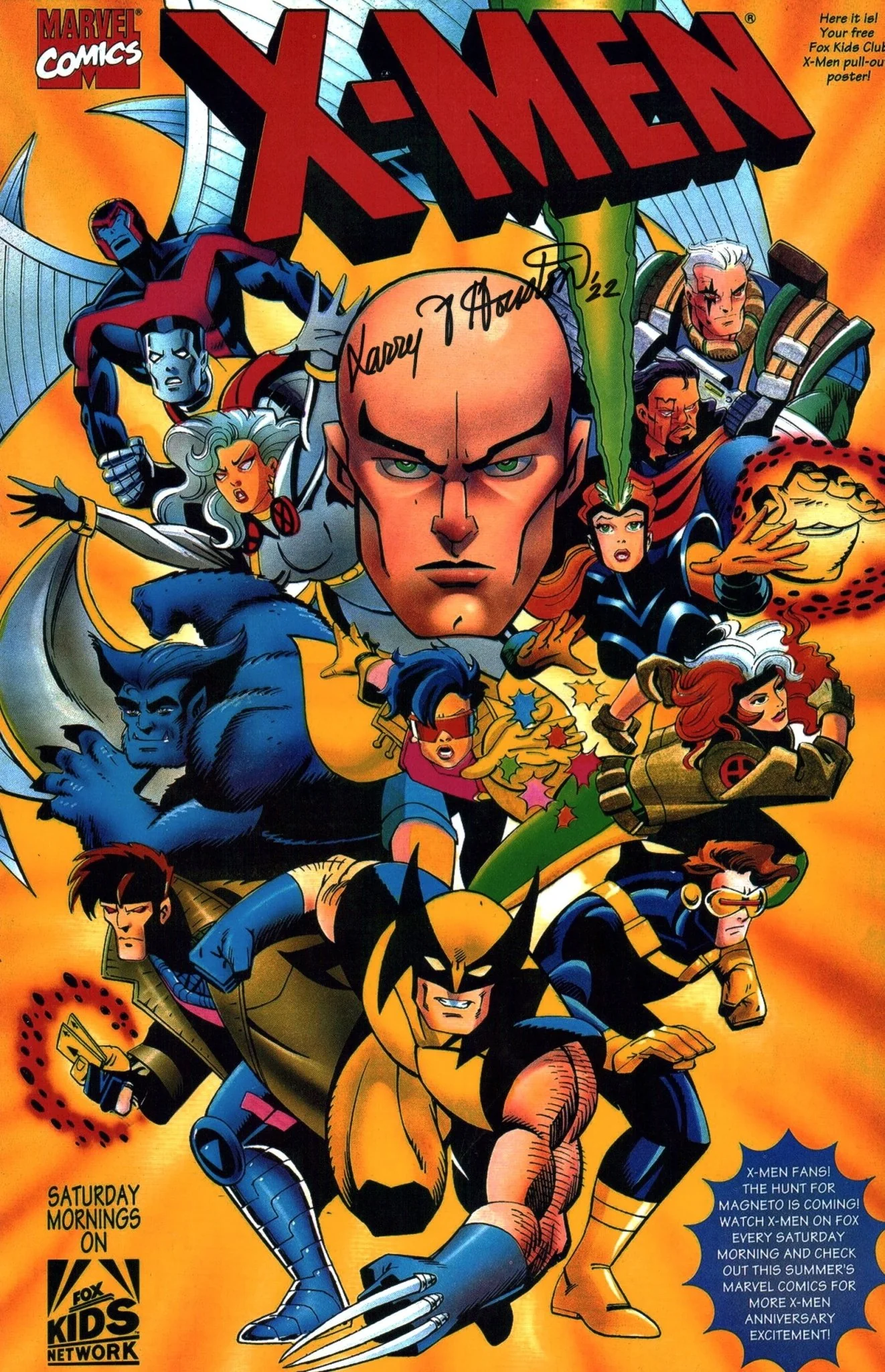 Larry Houston X-Men 11x17 Signed Photo JSA Certified Autograph - Image 2