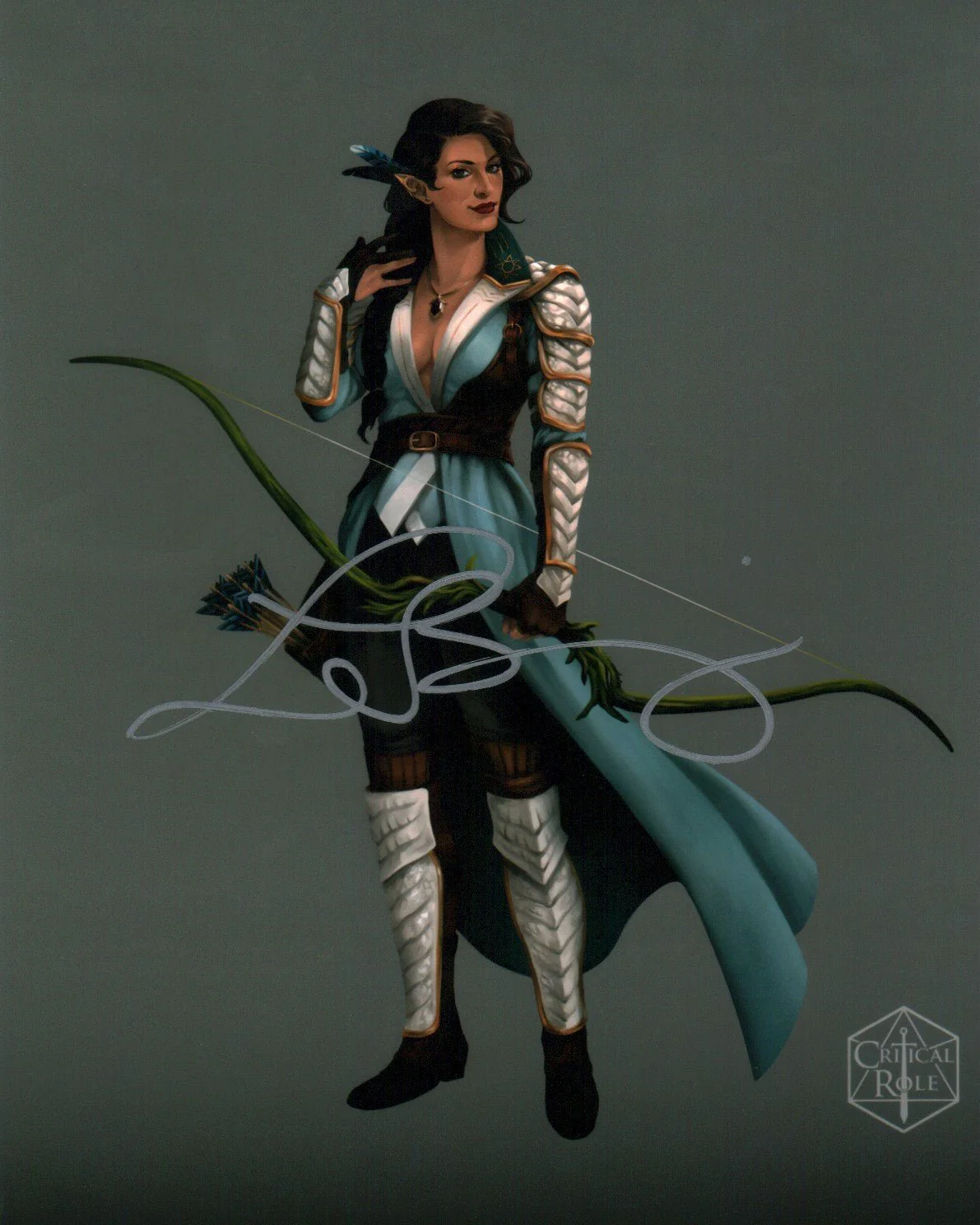 Laura Bailey The Legend Of Vox Machina 8x10 Signed Photo JSA Certified Autograph - Image 2