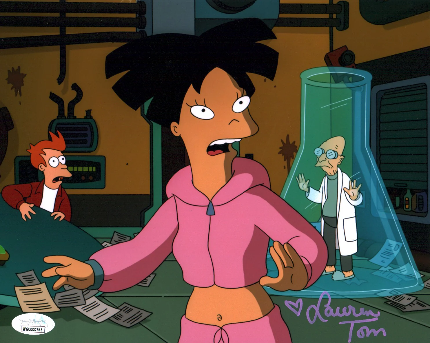 Lauren Tom Futurama 8x10 Signed Photo JSA Certified Autograph - Image 2