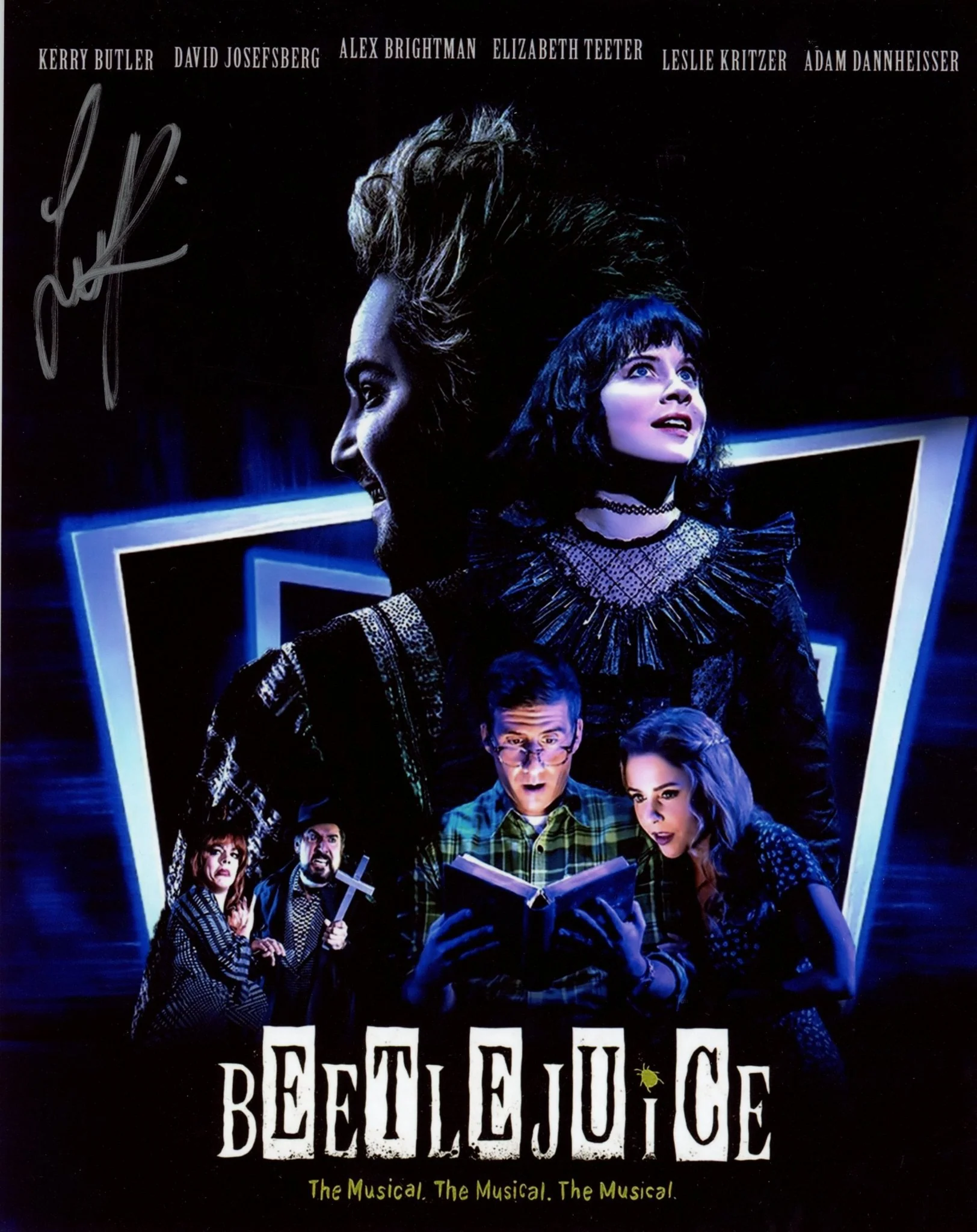 Leslie Kritzer Beetlejuice 8x10 Signed Photo JSA Certified Autograph