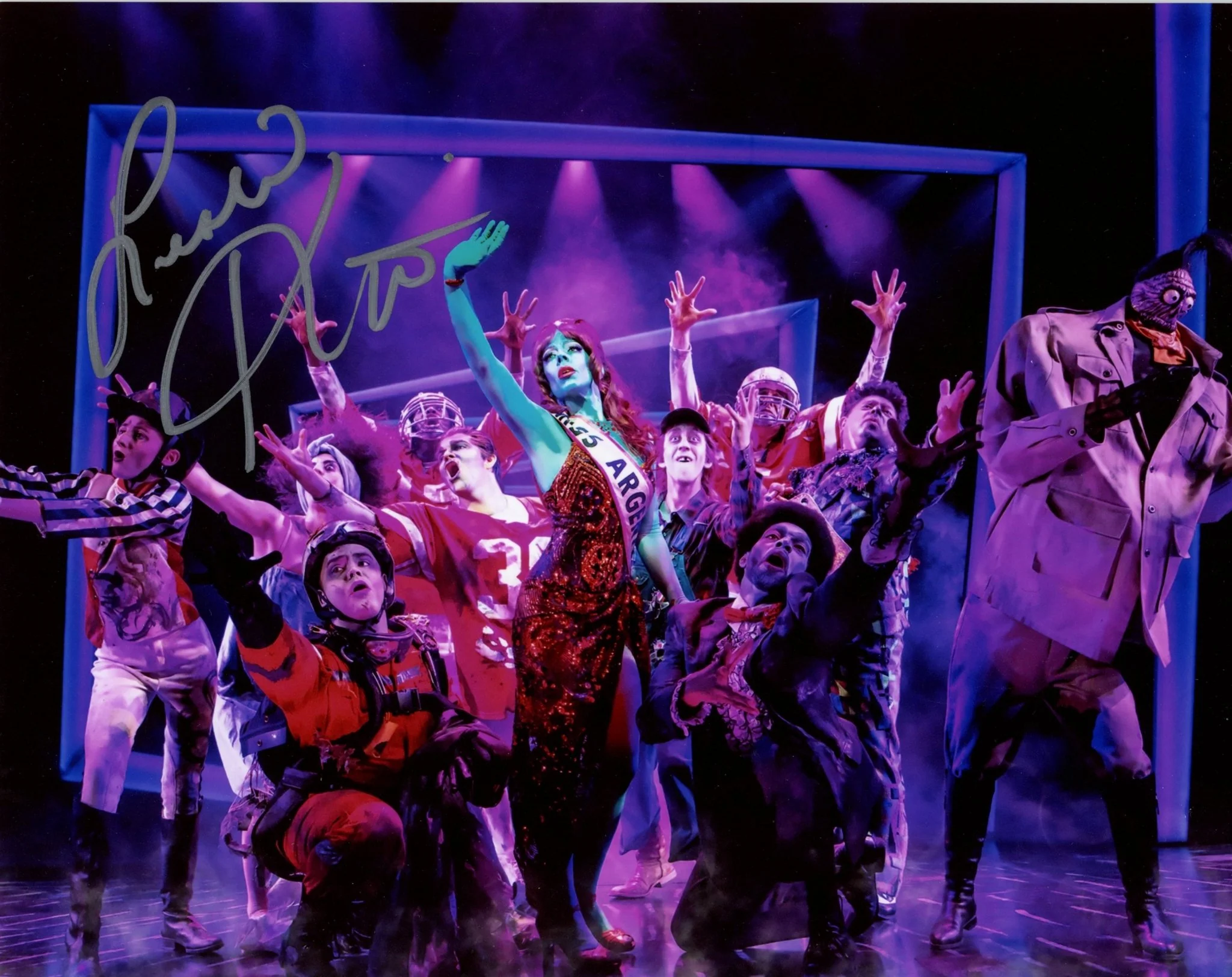 Leslie Kritzer Beetlejuice 8x10 Signed Photo JSA Certified Autograph