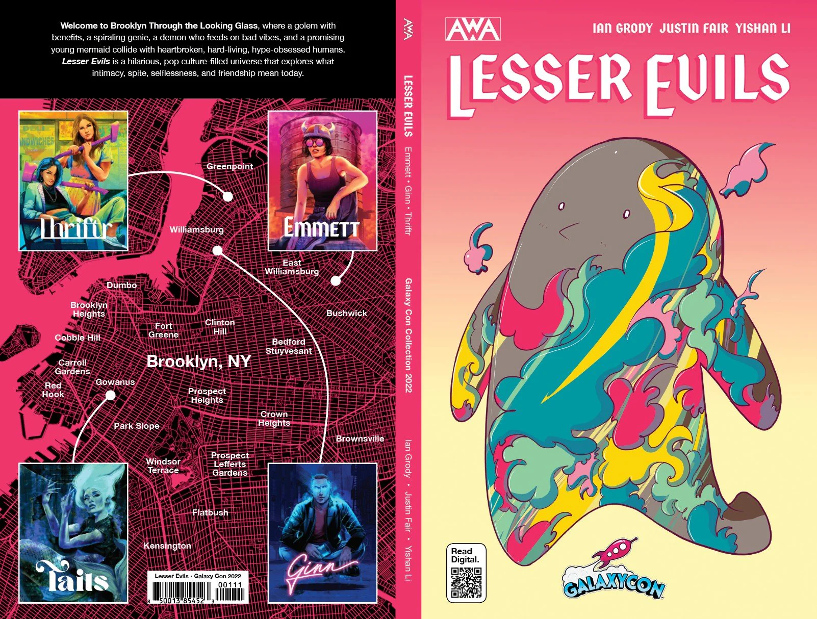 Lesser Evils #1 GalaxyCon Exclusive Variant Comic Book - Image 2