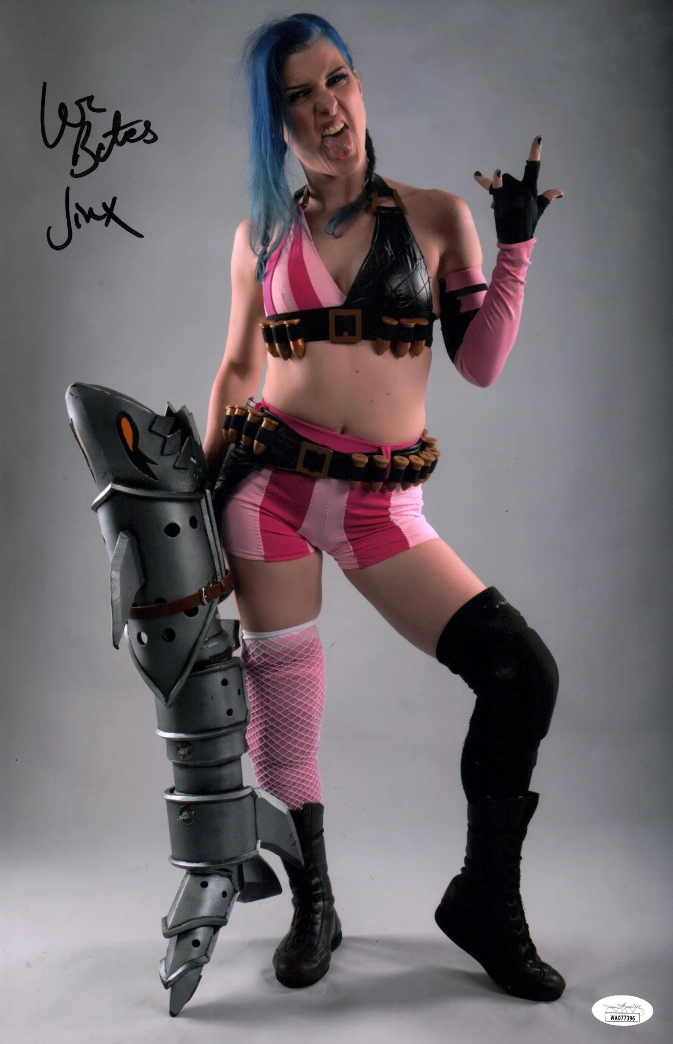 Leva Bates AEW Wrestling 11x17 Signed Photo Poster JSA Certified Autograph - Image 2
