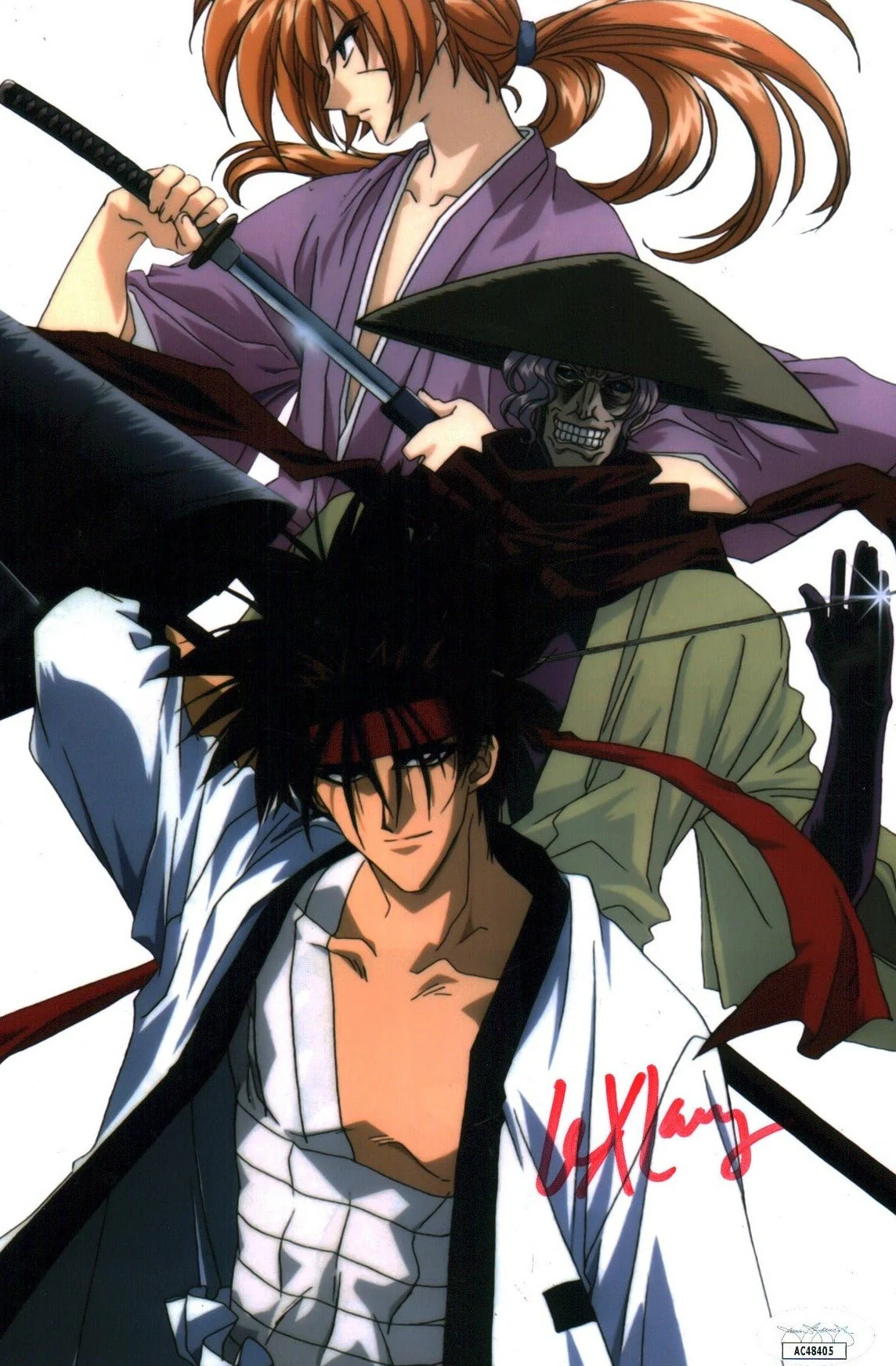 Lex Lang Rurouni Kenshin 8x12 Signed Photo JSA COA Certified Autograph - Image 2