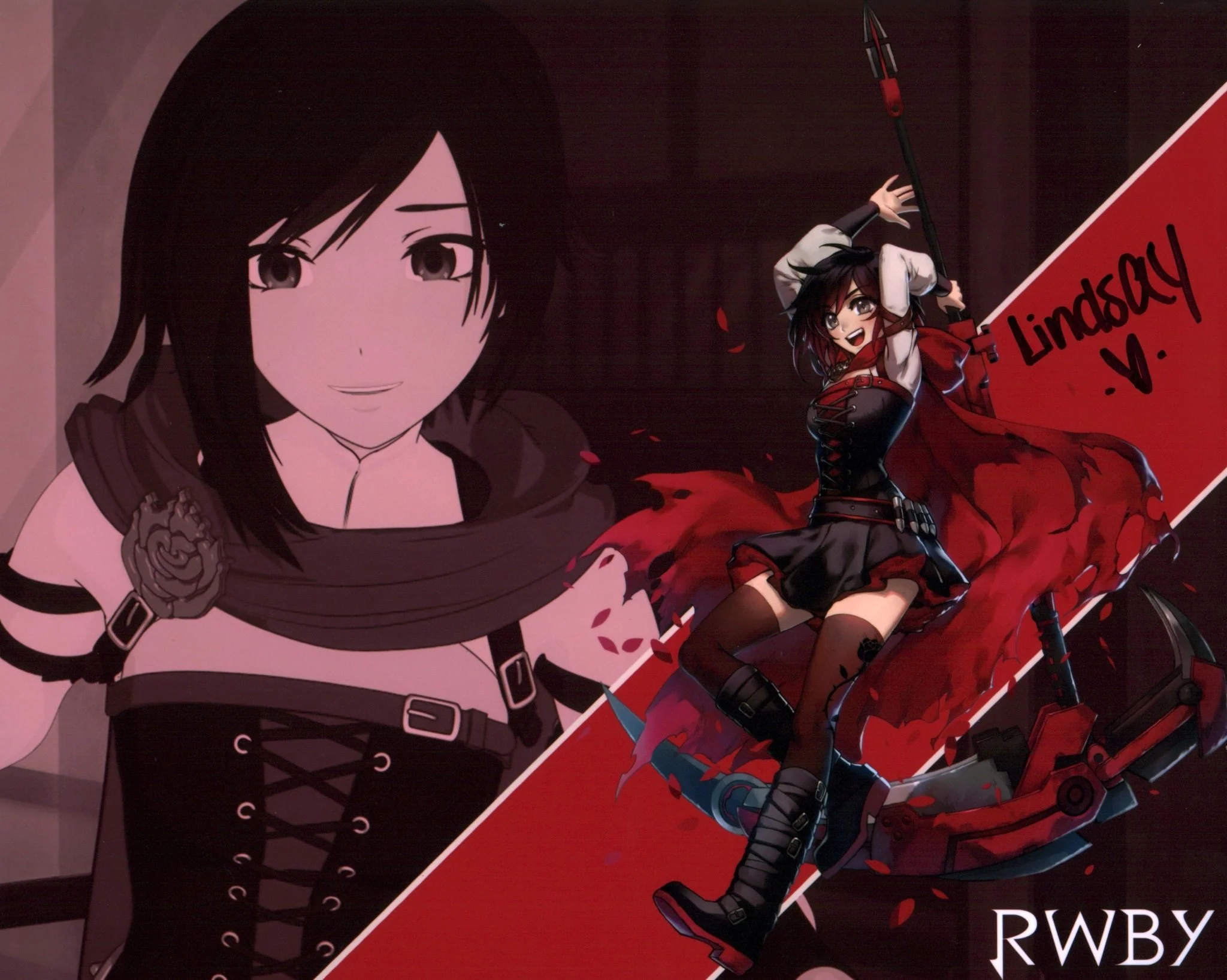 Lindsay Jones RWBY 8x10 Signed Photo JSA Certified Autograph - Image 2