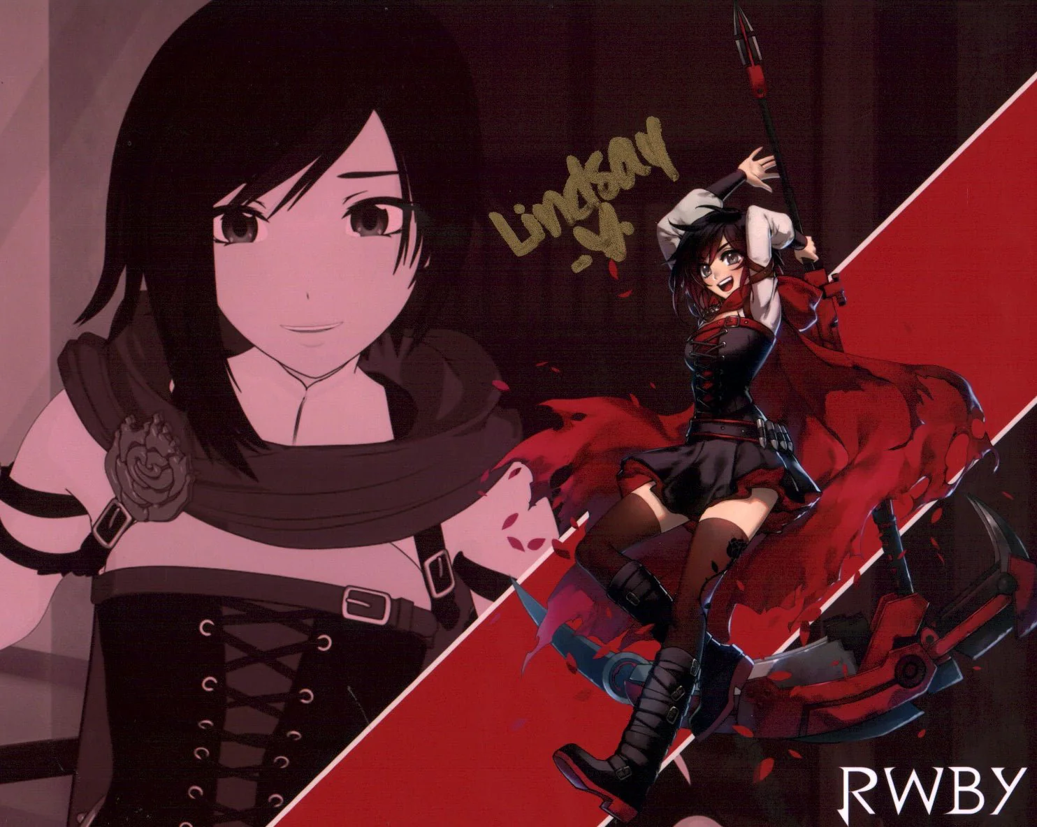 Lindsay Jones RWBY 8x10 Signed Photo JSA Certified Autograph - Image 3