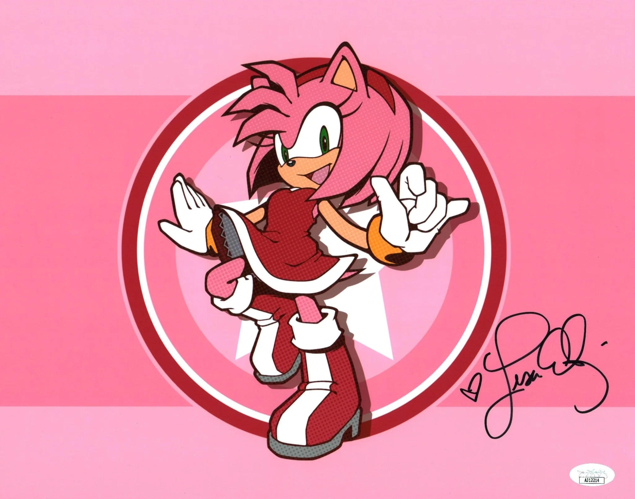 Lisa Ortiz Sonic 11x14 Signed Photo Poster JSA Certified Autograph - Image 2