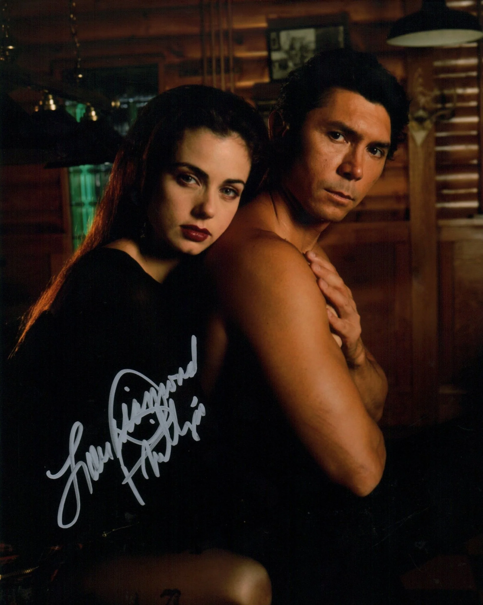 Lou Diamond Phillips Wolf Lake 8x10 Signed Photo JSA Certified Autograph