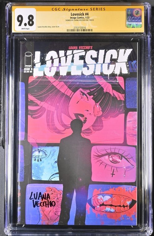Lovesick #4 Image Comics CGC Signature Series 9.8 Signed Luana Vecchio - Image 2