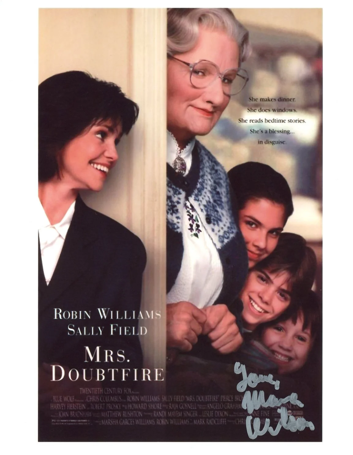 Mara Wilson Mrs. Doubtfire 8x10 Signed Photo JSA Certified Autograph - Image 2