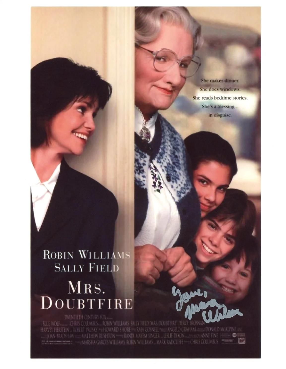 Mara Wilson Mrs. Doubtfire 8x10 Signed Photo JSA Certified Autograph - Image 4