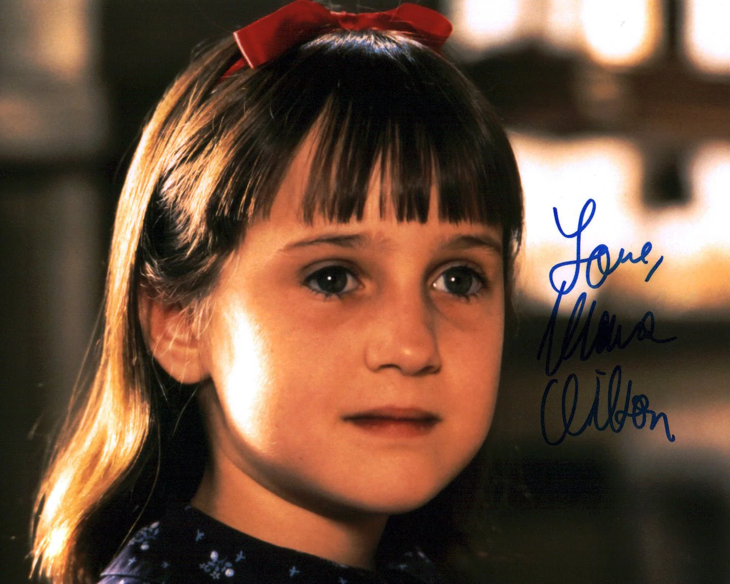 Mara Wilson Matilda 8x10 Signed Photo JSA Certified Autograph - Image 2