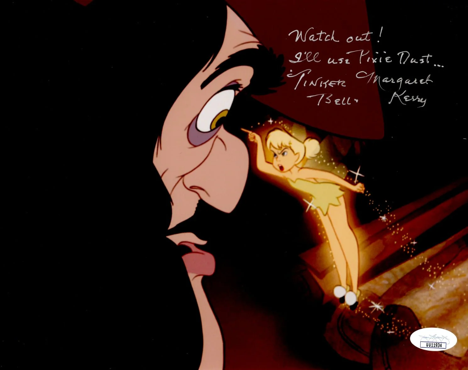 Margaret Kerry Disney Peter Pan 8x10 Signed Photo JSA Certified Autograph - Image 2