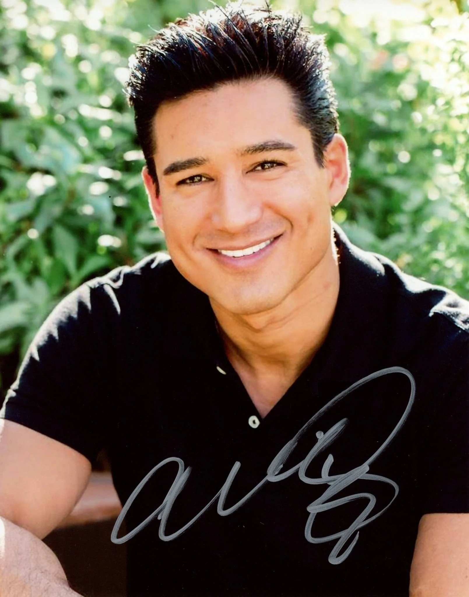 Mario Lopez Headshot 8x10 Signed Photo JSA Certified Autograph