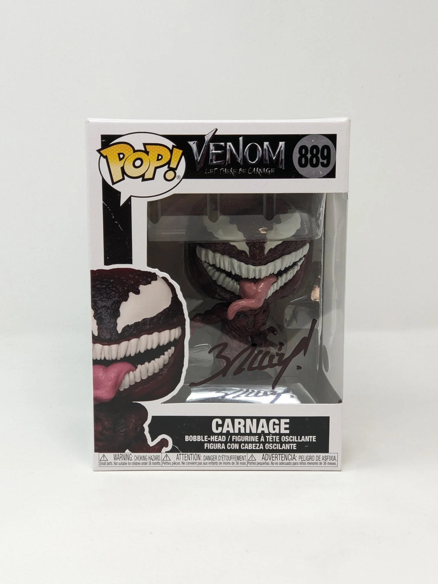 Mark Bagley Marvel Carnage #889 Signed Funko POP JSA Certified Autograph