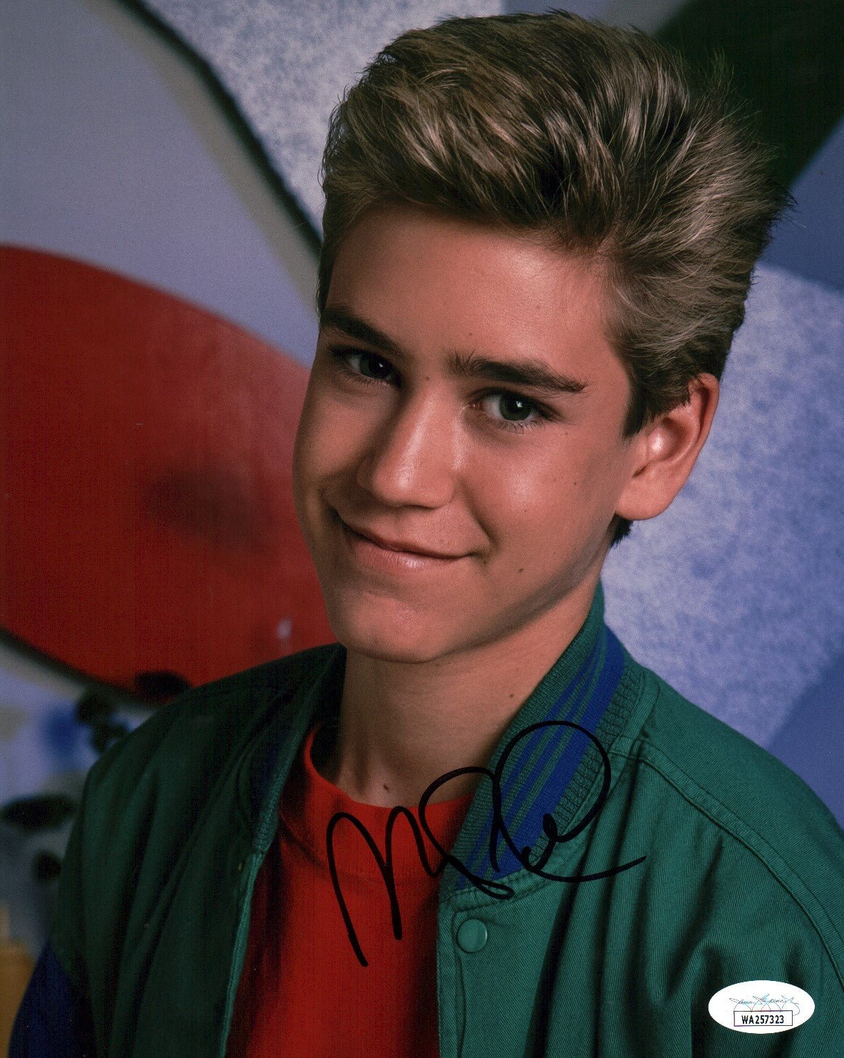 Mark-Paul Gosselaar Saved by the Bell 8x10 Signed Photo JSA COA Certified Autograph - Image 2