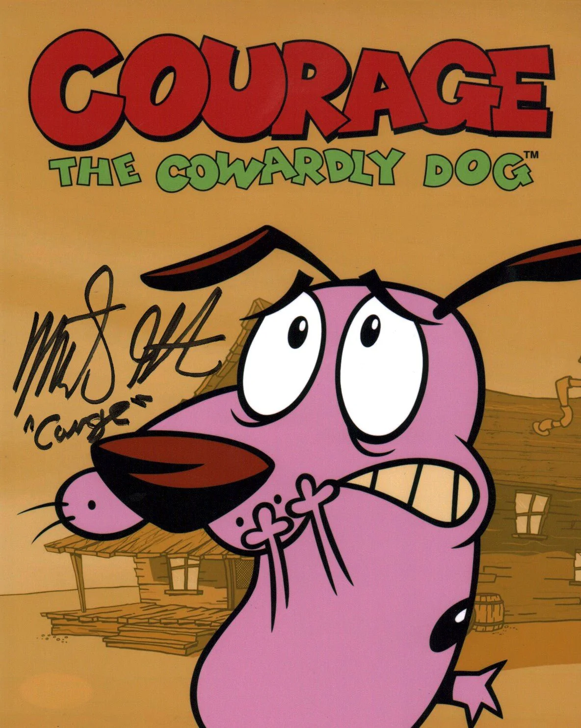 Marty Grabstein Courage the Cowardly Dog 8x10 Signed Photo JSA Certified Autograph - Image 2