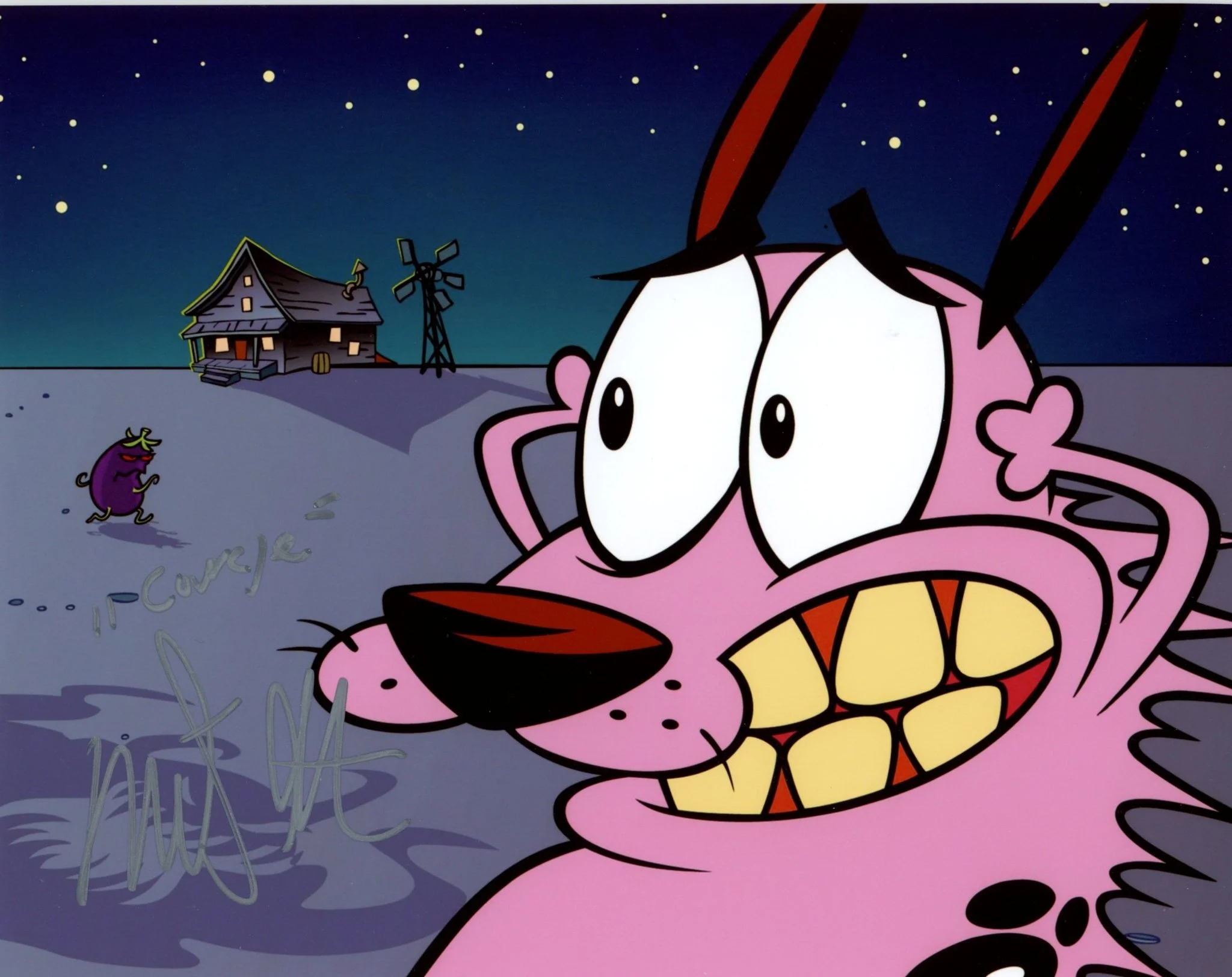 Marty Grabstein Courage the Cowardly Dog 8x10 Signed Photo JSA Certified Autograph - Image 5