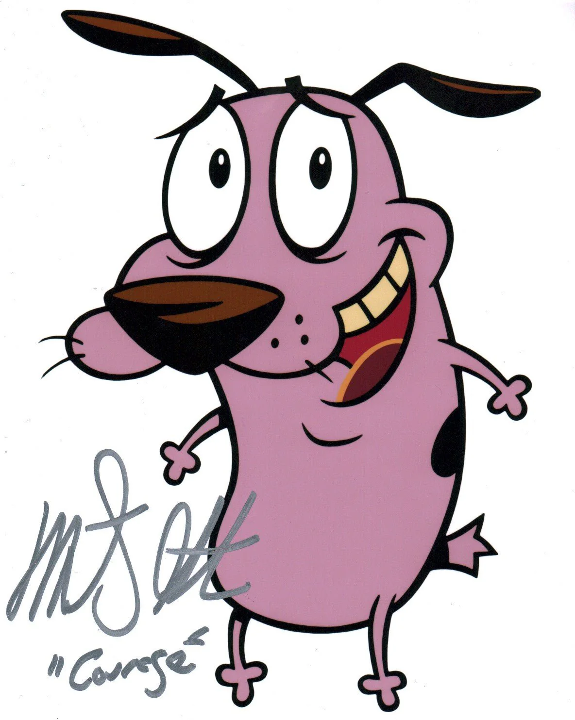 Marty Grabstein Courage the Cowardly Dog 8x10 Signed Photo JSA Certified Autograph - Image 3