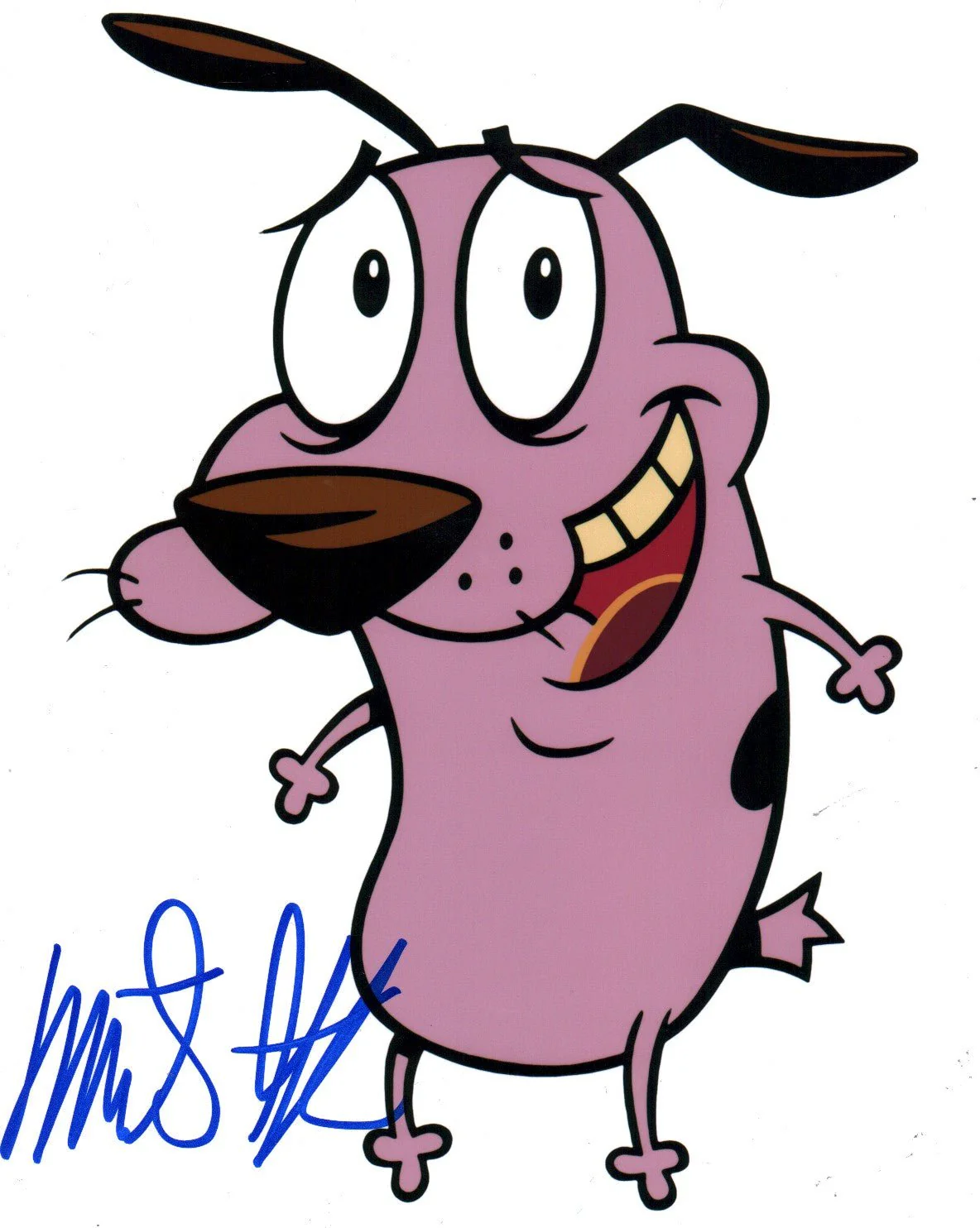 Marty Grabstein Courage the Cowardly Dog 8x10 Signed Photo JSA Certified Autograph - Image 4