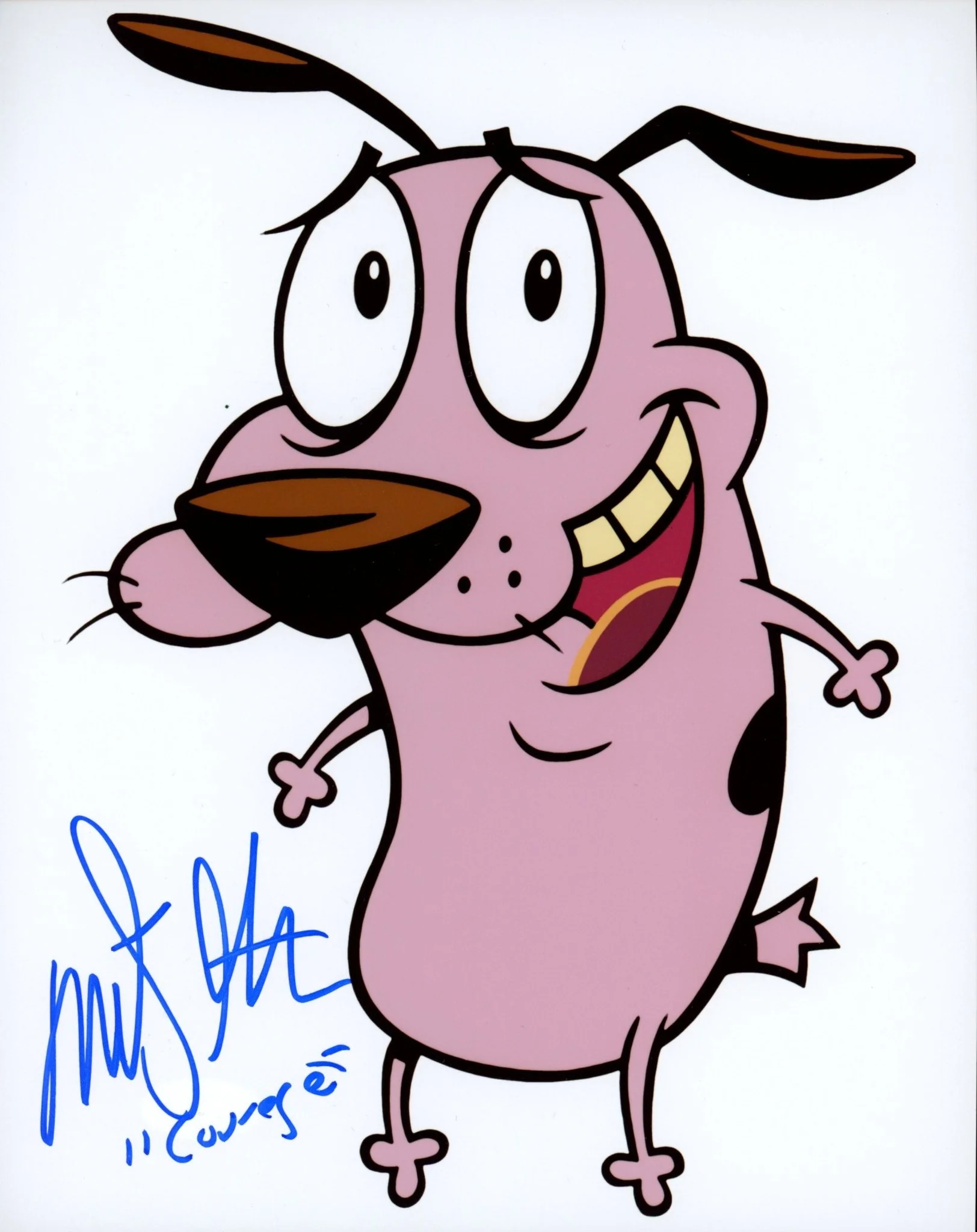 Marty Grabstein Courage the Cowardly Dog 8x10 Signed Photo JSA Certified Autograph - Image 5