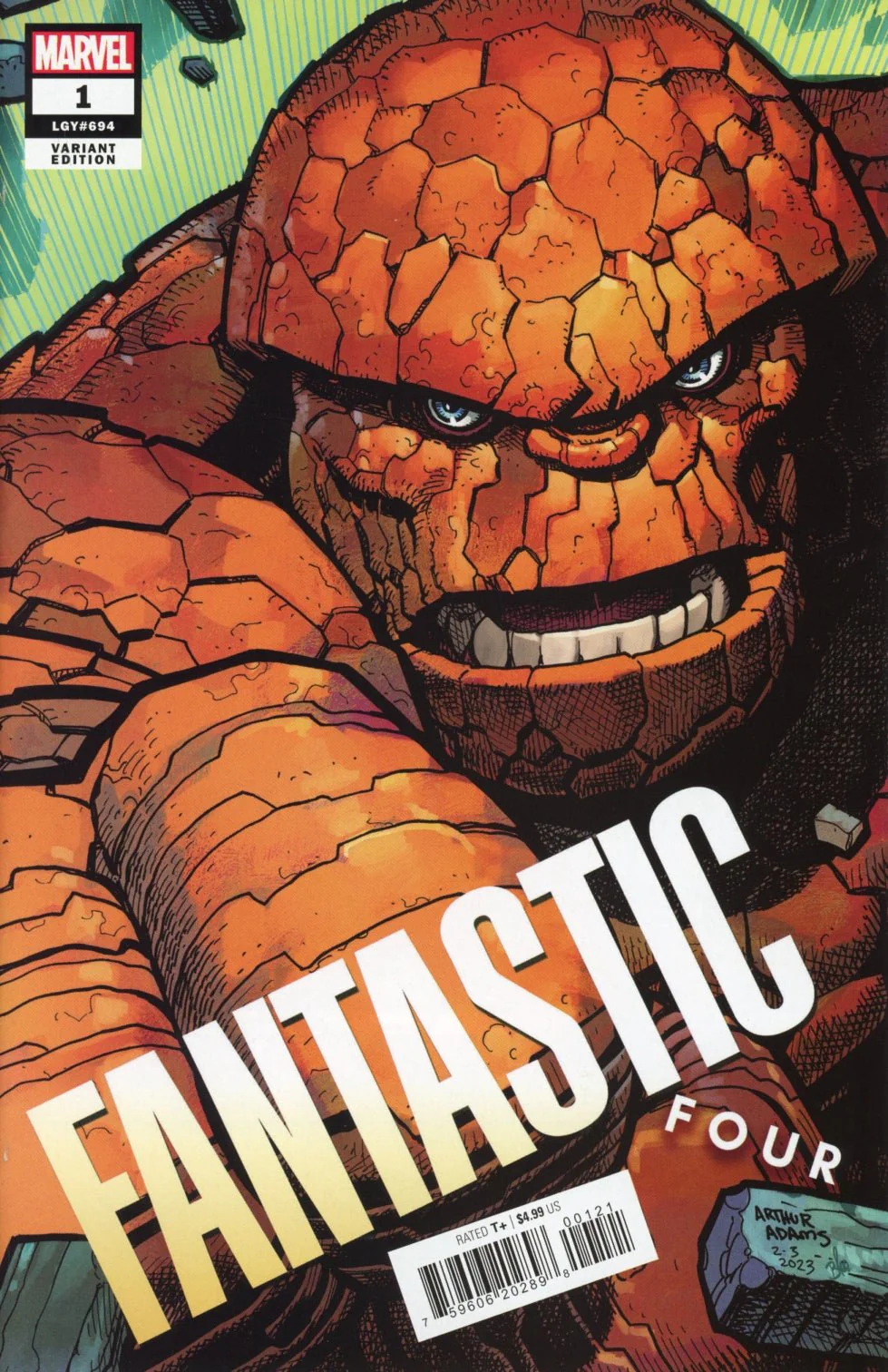 Marvel Fantastic Four #1 (2022) Arthur Adams 1:25 Variant Edition Comic Book - Image 2