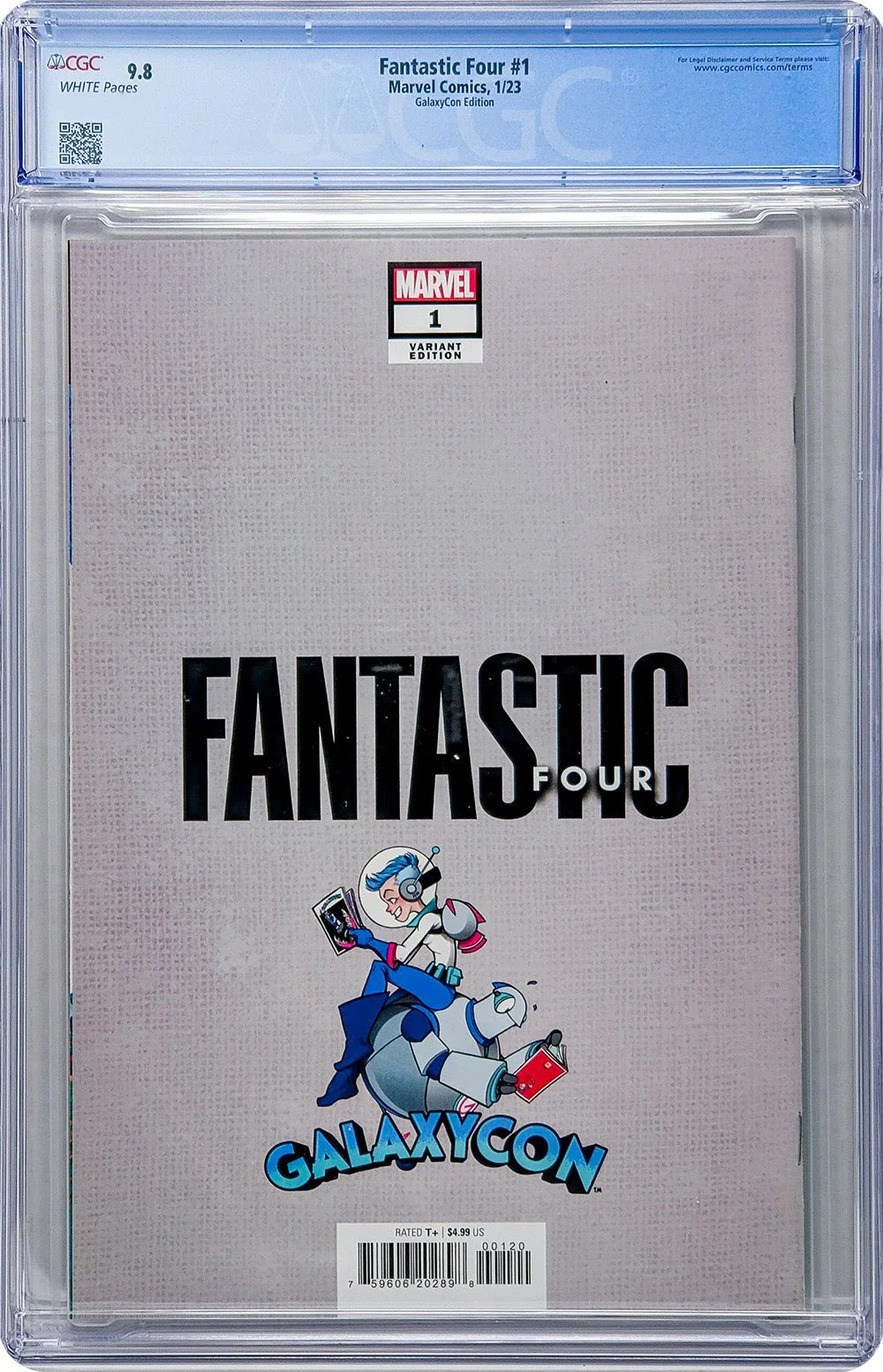 Fantastic Four #1 Marvel Comics Galaxycon Exclusive CGC Universal Grade 9.8 - Image 3