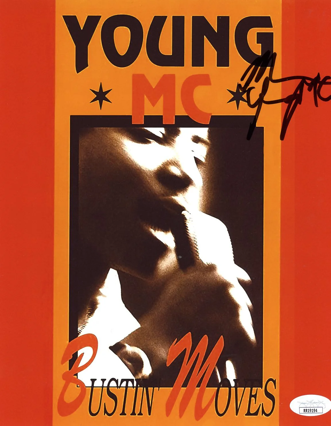 Marvin Young "Young MC" 8x10 Signed Photo JSA Certified Autograph