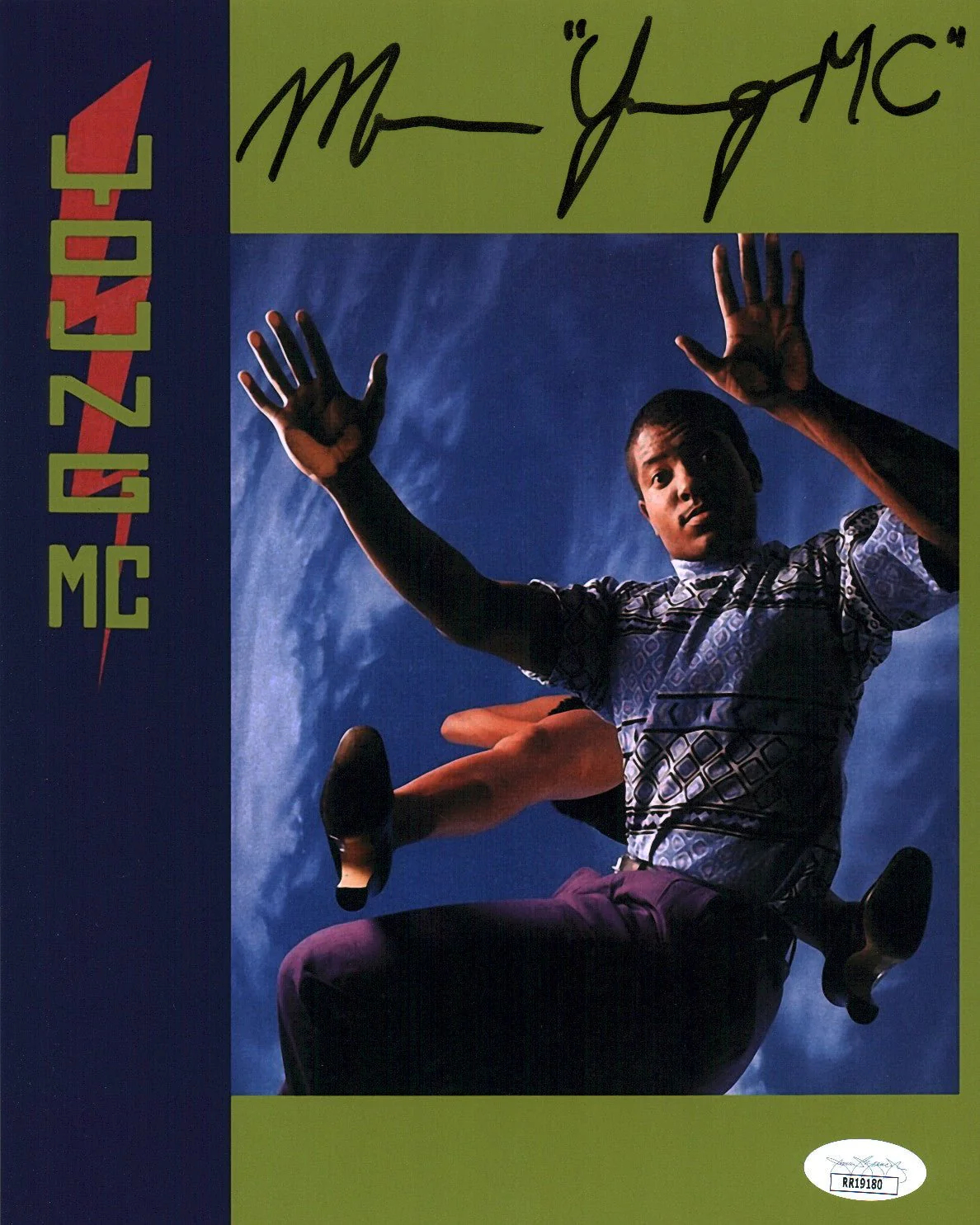 Marvin Young "Young MC" 8x10 Signed Photo JSA COA Certified Autograph