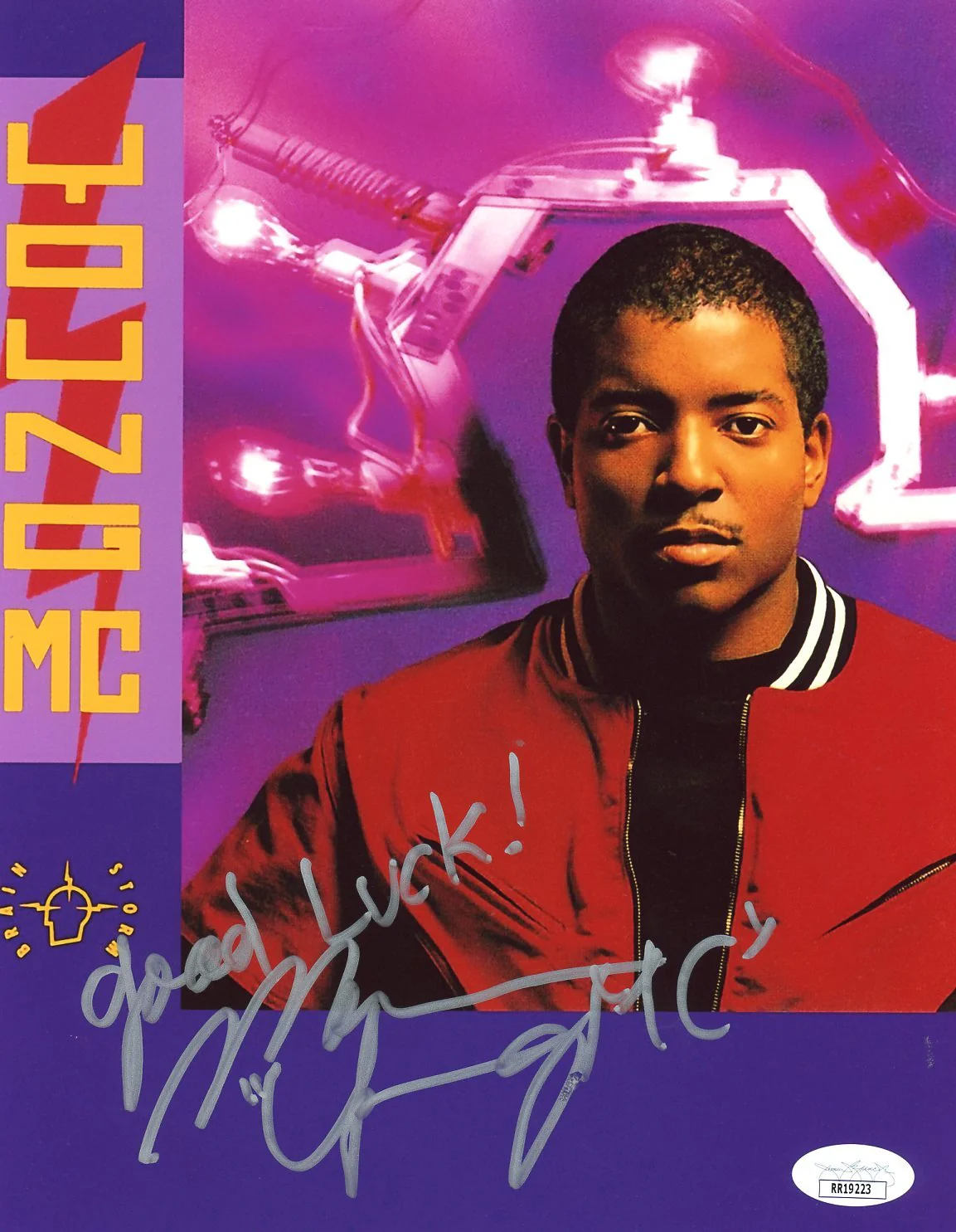 Marvin Young "Young MC" 8x10 Signed Photo JSA COA Certified Autograph