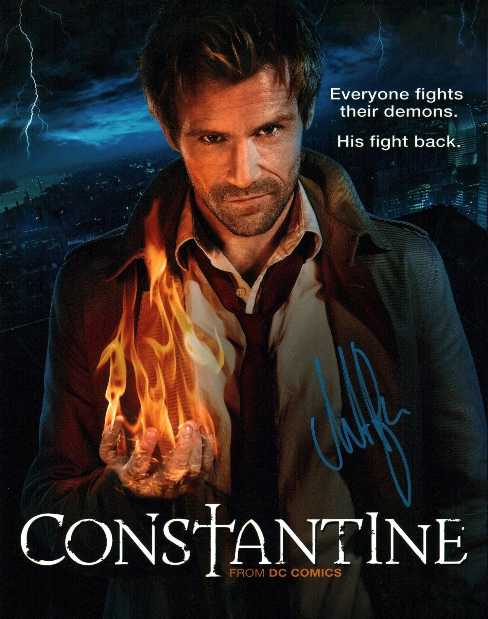 Matt Ryan Constantine 11x14 Signed Photo Poster JSA Certified Autograph - Image 3