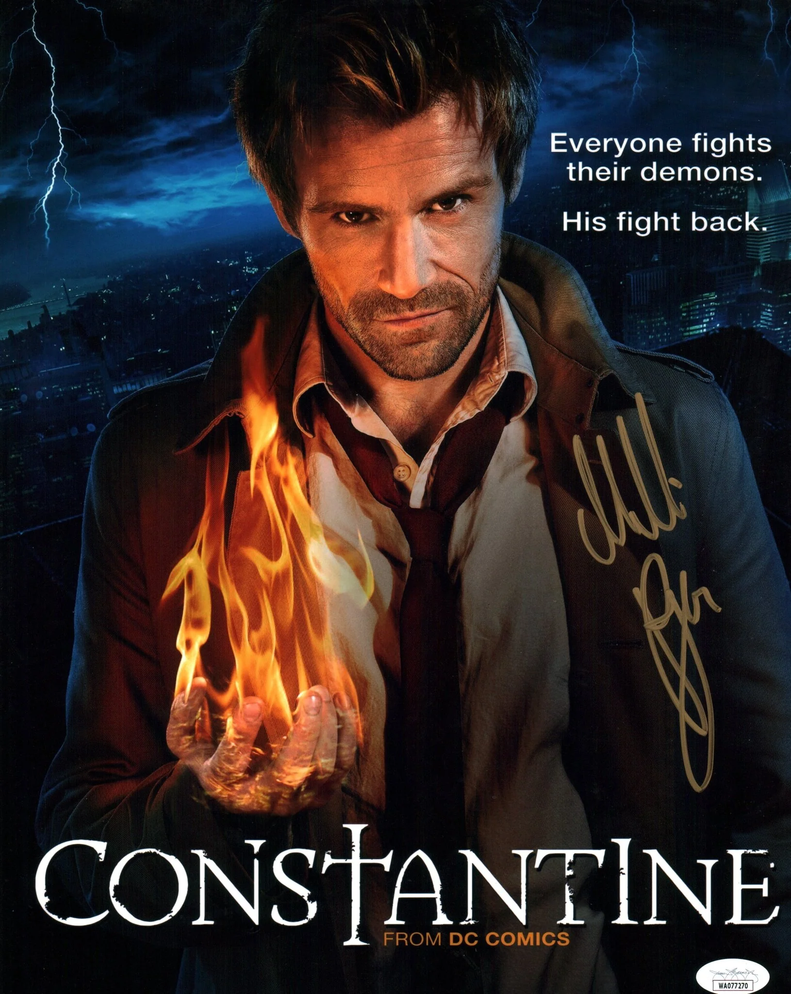 Matt Ryan Constantine 11x14 Signed Photo Poster JSA Certified Autograph - Image 4