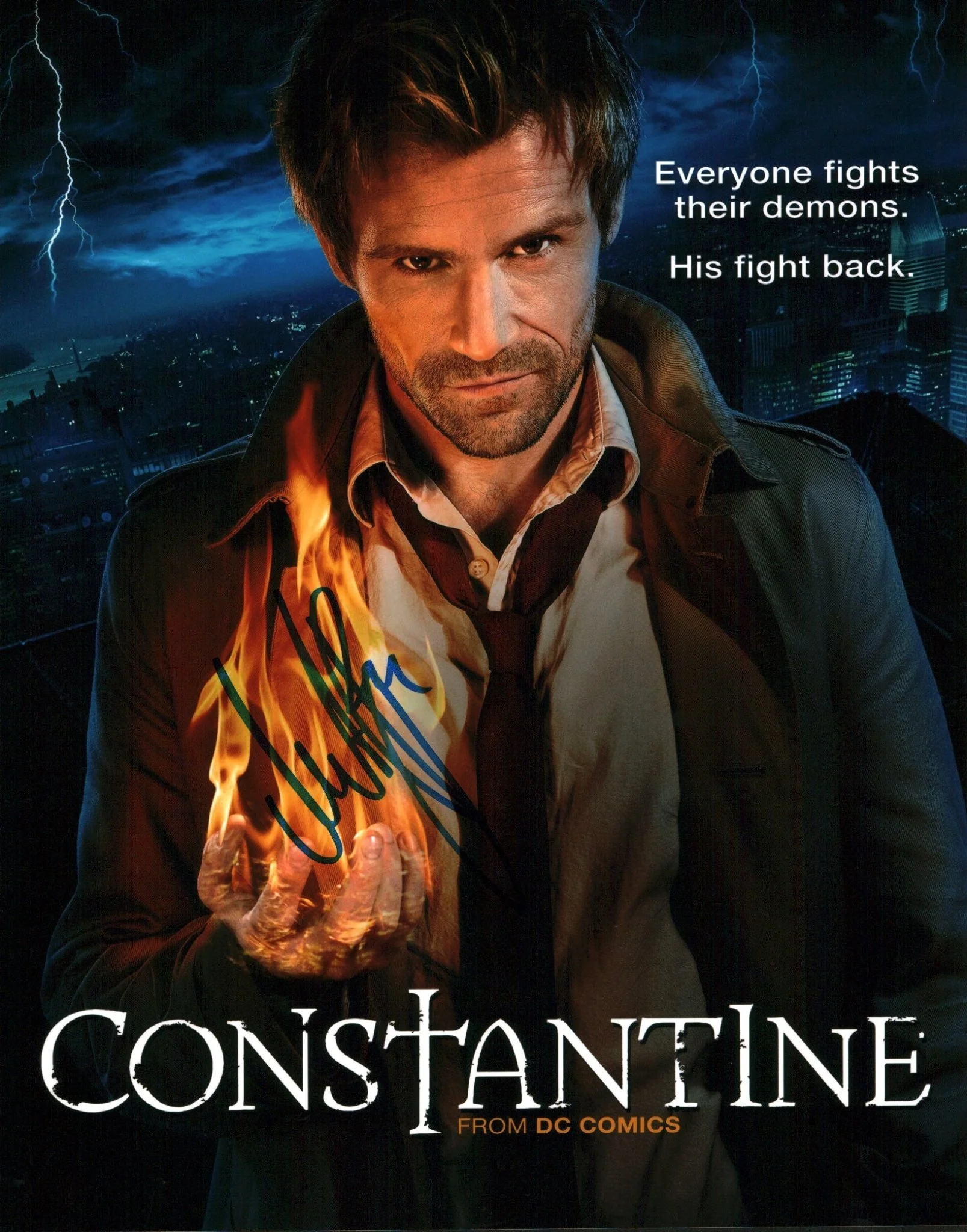 Matt Ryan Constantine 11x14 Signed Photo Poster JSA Certified Autograph - Image 5
