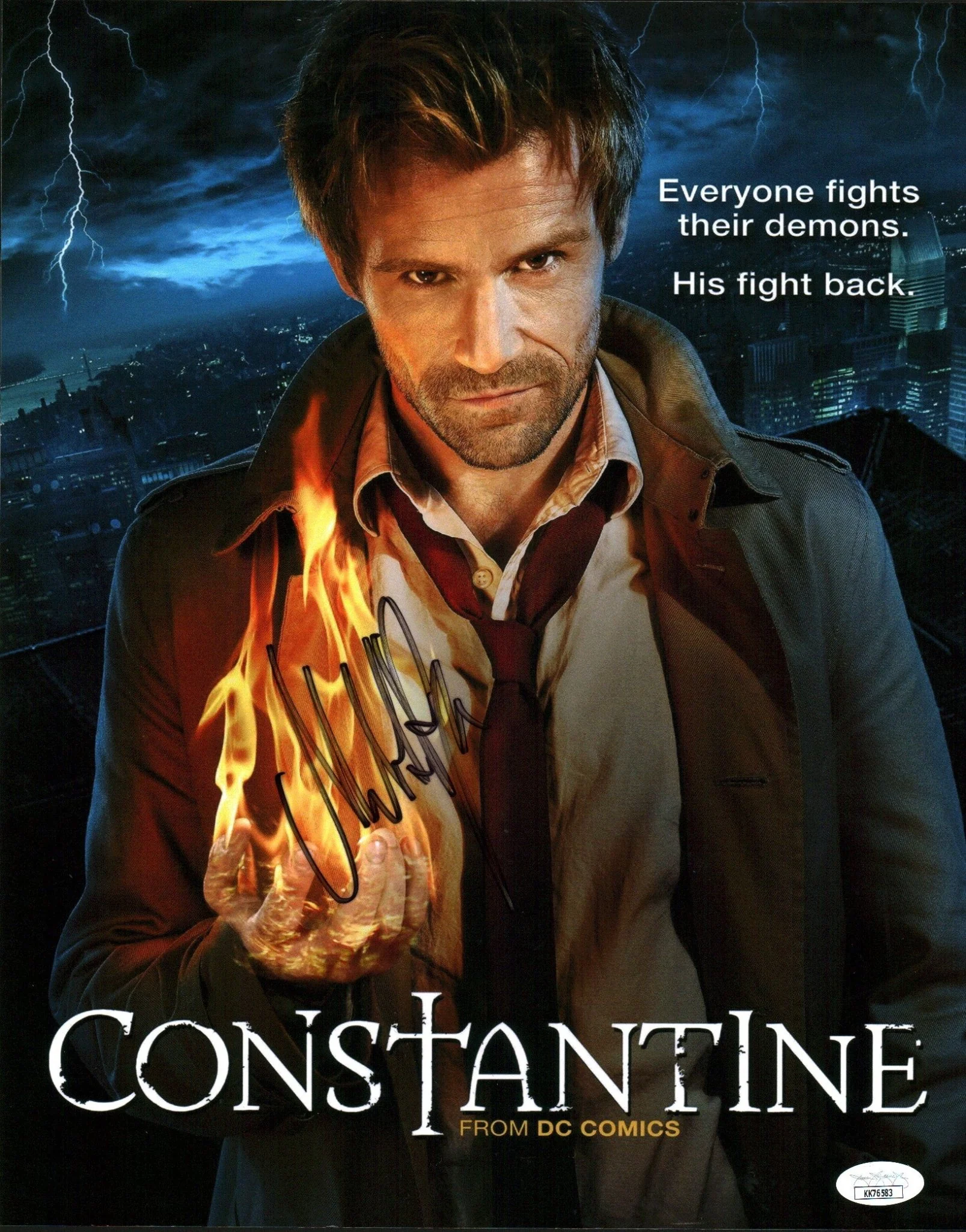 Matt Ryan Constantine 11x14 Signed Photo Poster JSA Certified Autograph - Image 6
