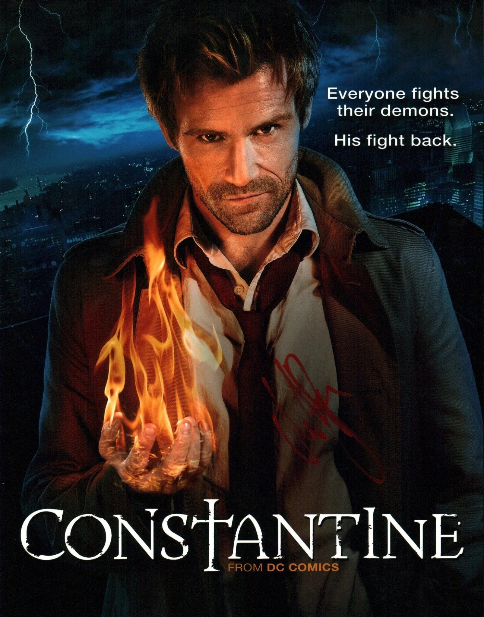 Matt Ryan Constantine 11x14 Signed Photo Poster JSA Certified Autograph - Image 7