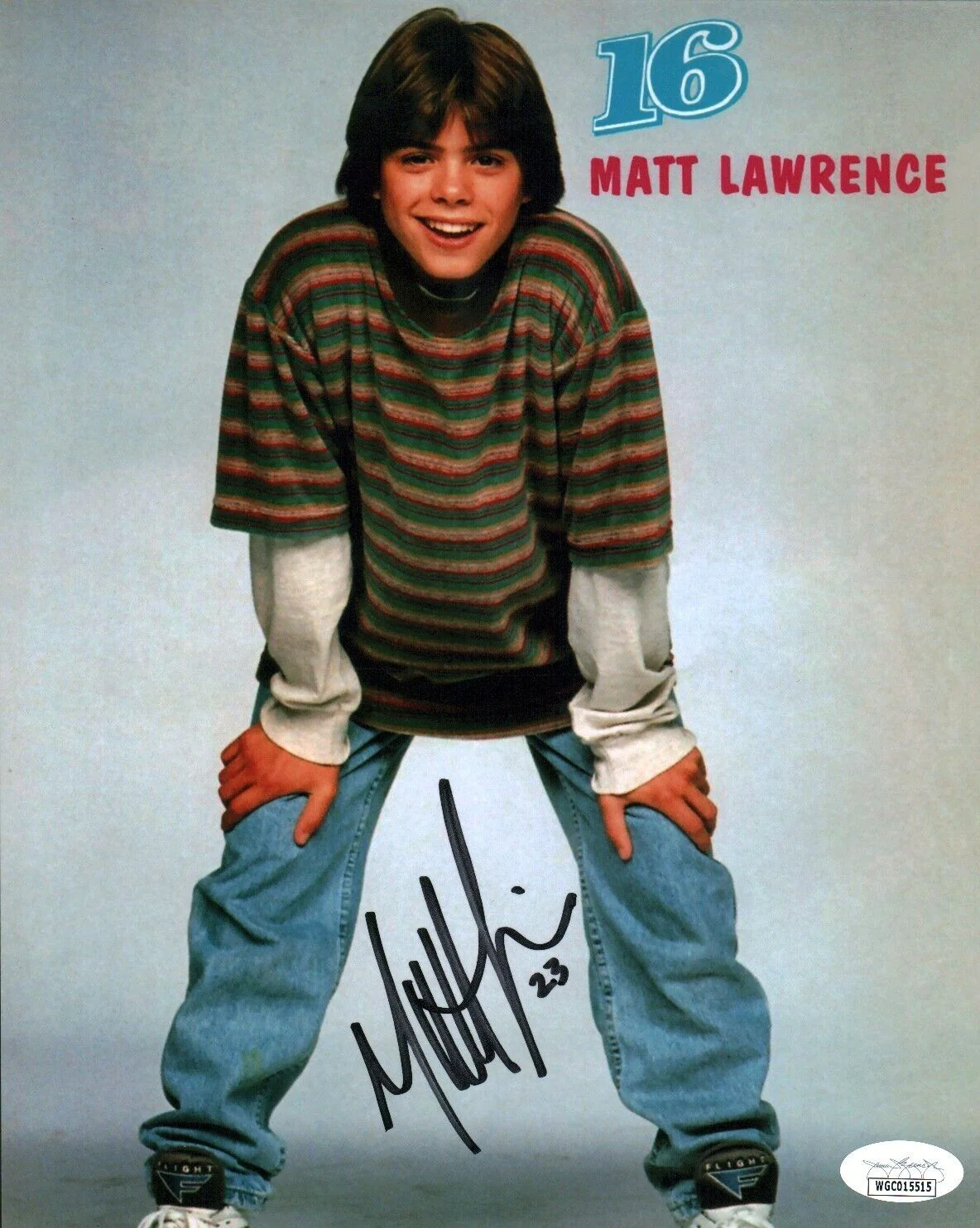 Matthew Lawrence 16 Magazine  8x10 Photo Signed JSA Certified Autograph - Image 2