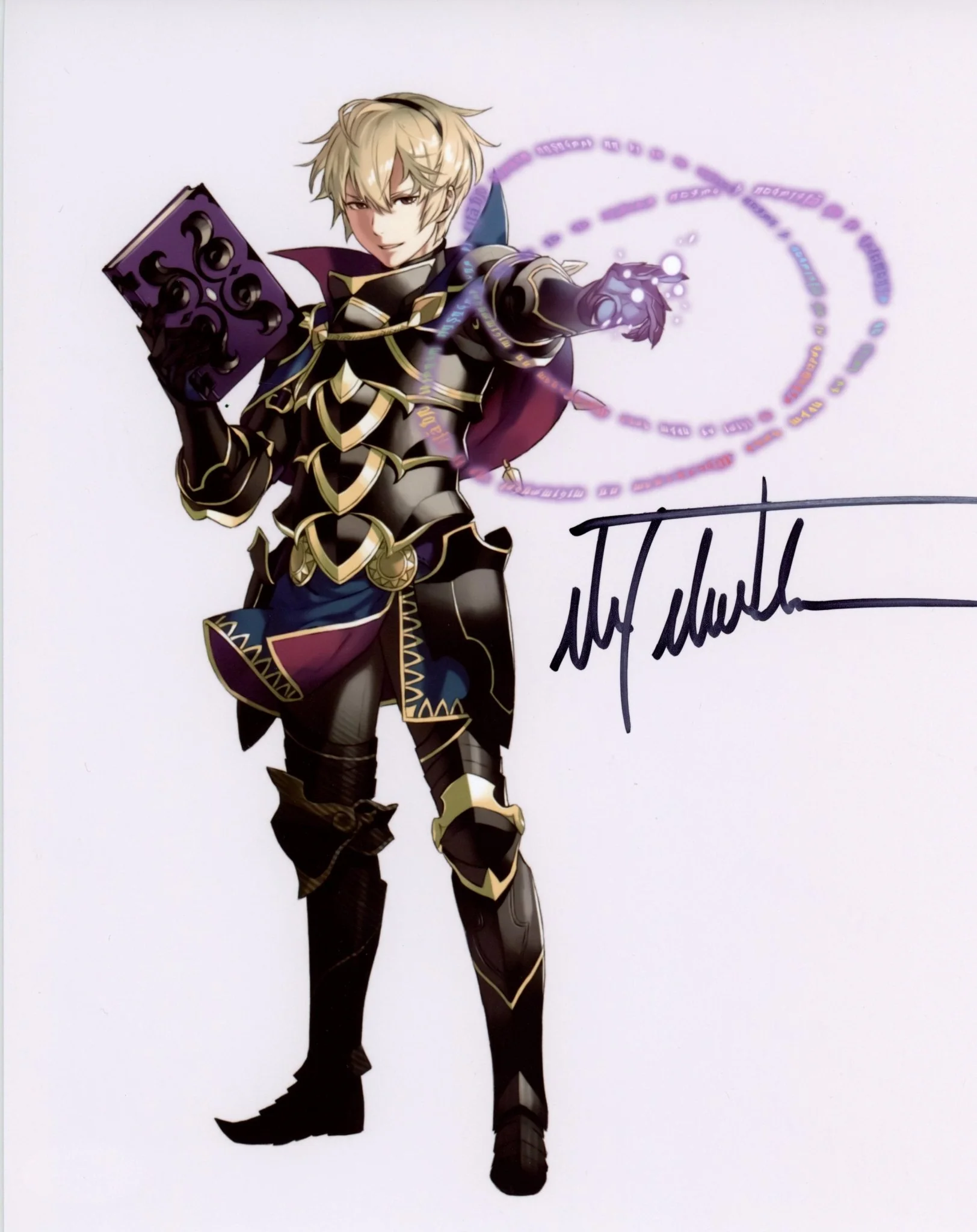 Max Mittelman Fire Emblem Fates 8x10 Signed Photo JSA Certified Autograph